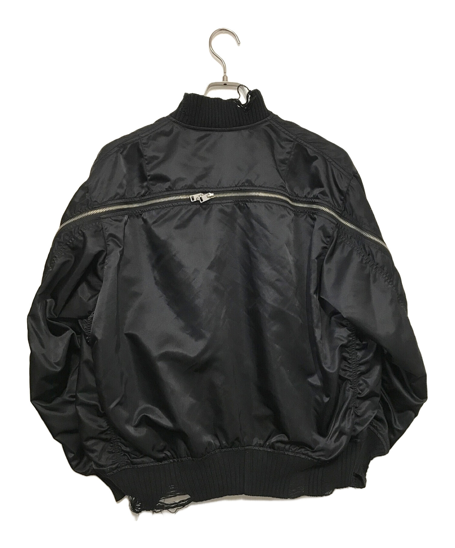 DIESEL (ディーゼル) KRISTA BRAVES MA-1ジャケット ブラック サイズ:XS