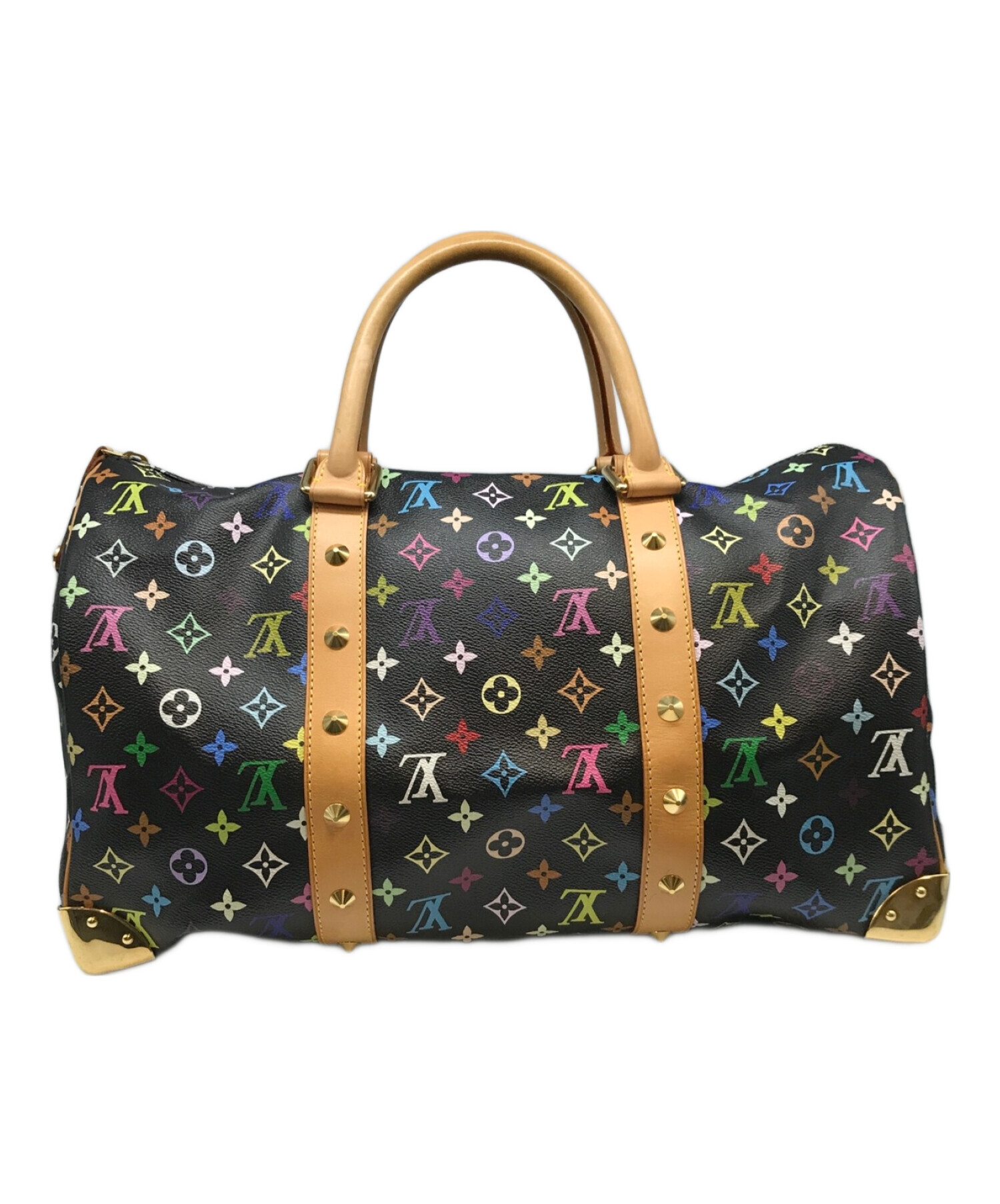 中古・古着通販】LOUIS VUITTON (ルイ ヴィトン) キーポル45 トラベルバッグ ブラック｜ブランド・古着通販  トレファク公式【TREFAC FASHION】スマホサイト