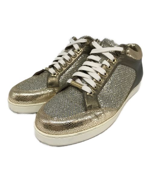 【中古・古着通販】JIMMY CHOO (ジミーチュウ) グリッター スニーカー ゴールド サイズ:39｜ブランド・古着通販  トレファク公式【TREFAC FASHION】スマホサイト