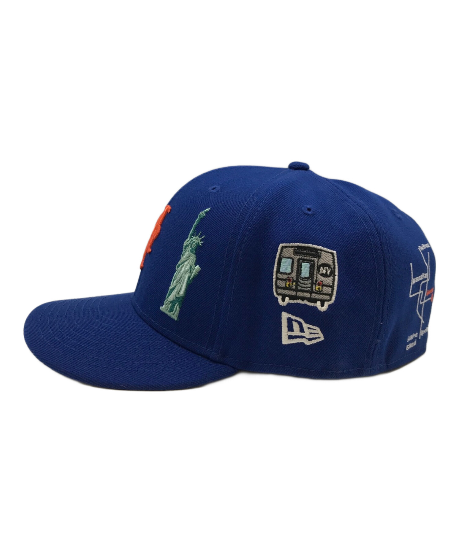 中古・古着通販】New Era (ニューエラ) ベースボールキャップ ブルー サイズ:7 5/8（60.6㎝）｜ブランド・古着通販  トレファク公式【TREFAC FASHION】スマホサイト