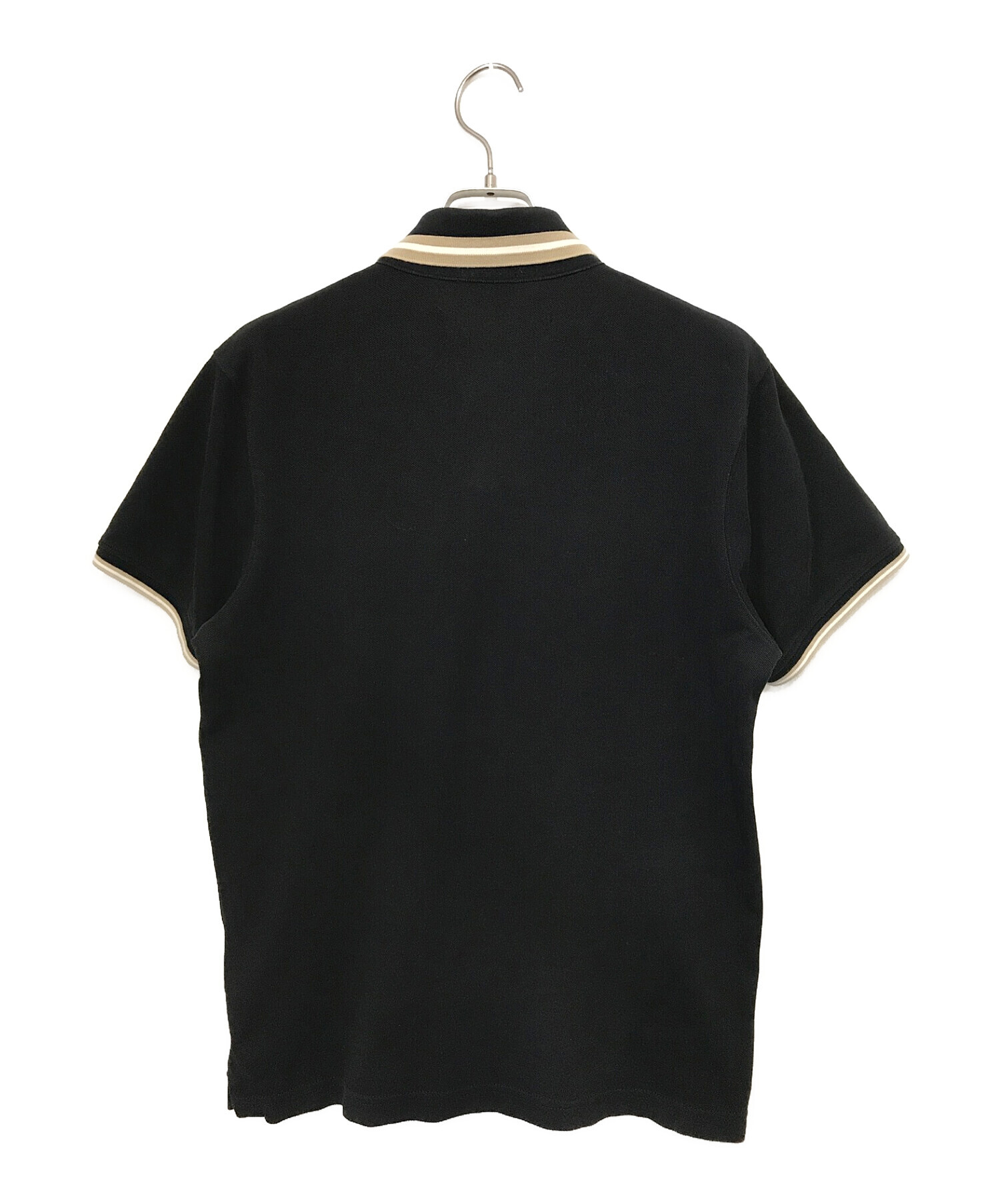 MONCLER (モンクレール) ポロシャツ ブラック サイズ:Ｍ