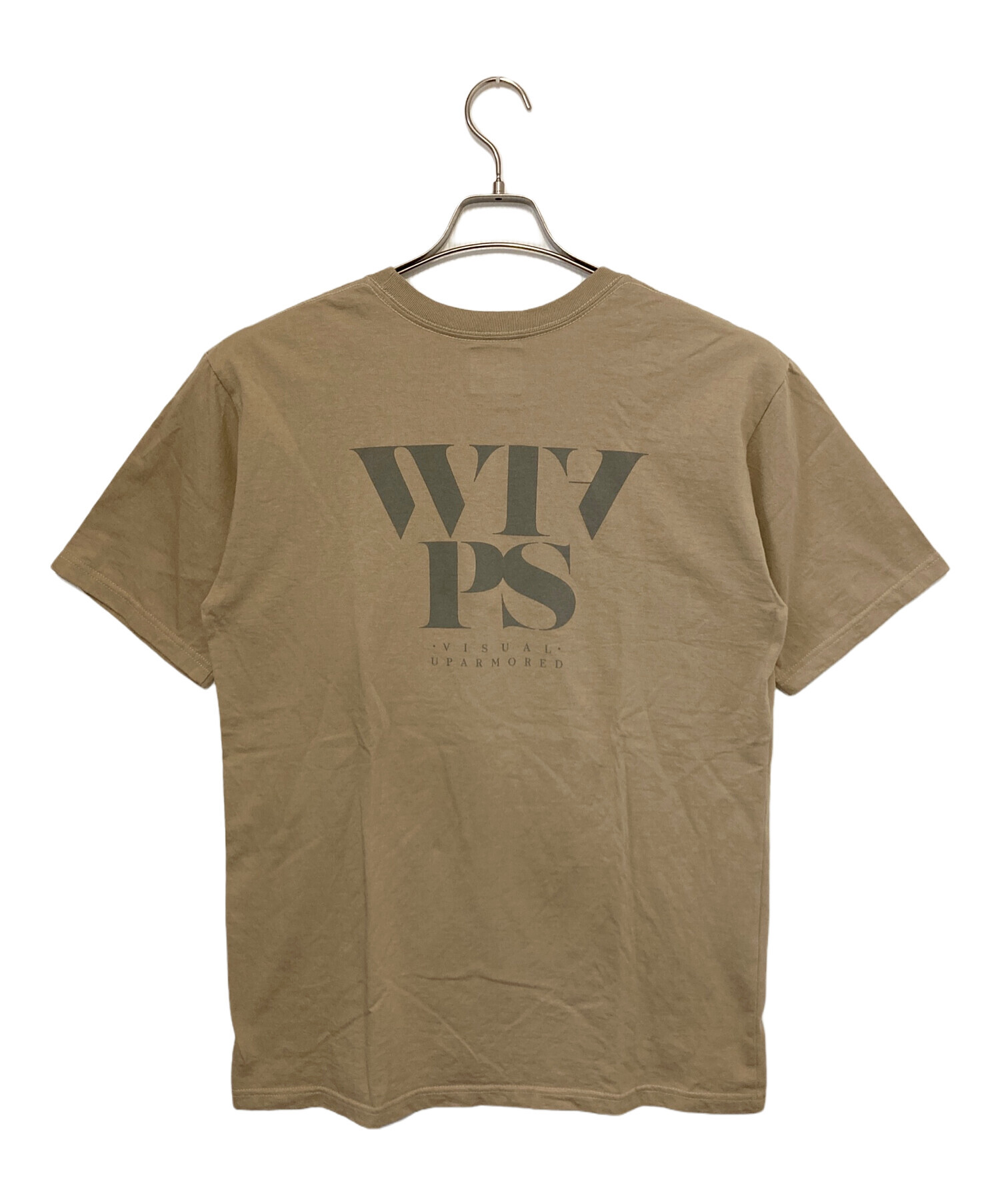 WTAPS (ダブルタップス) プリントTシャツ ベージュ サイズ:03