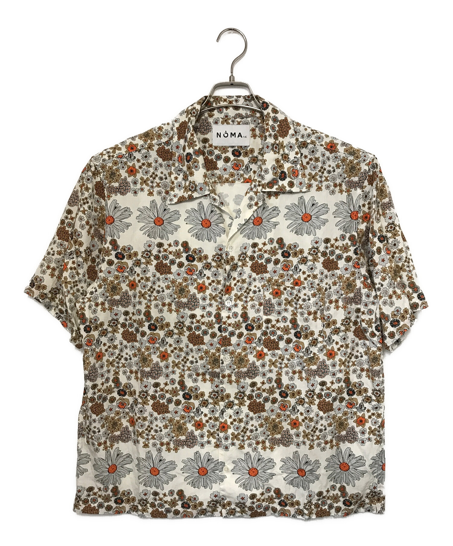 中古・古着通販】NOMA t.d. (ノーマティーディー) Summer Shirts Flower ブラウン サイズ:4｜ブランド・古着通販  トレファク公式【TREFAC FASHION】スマホサイト