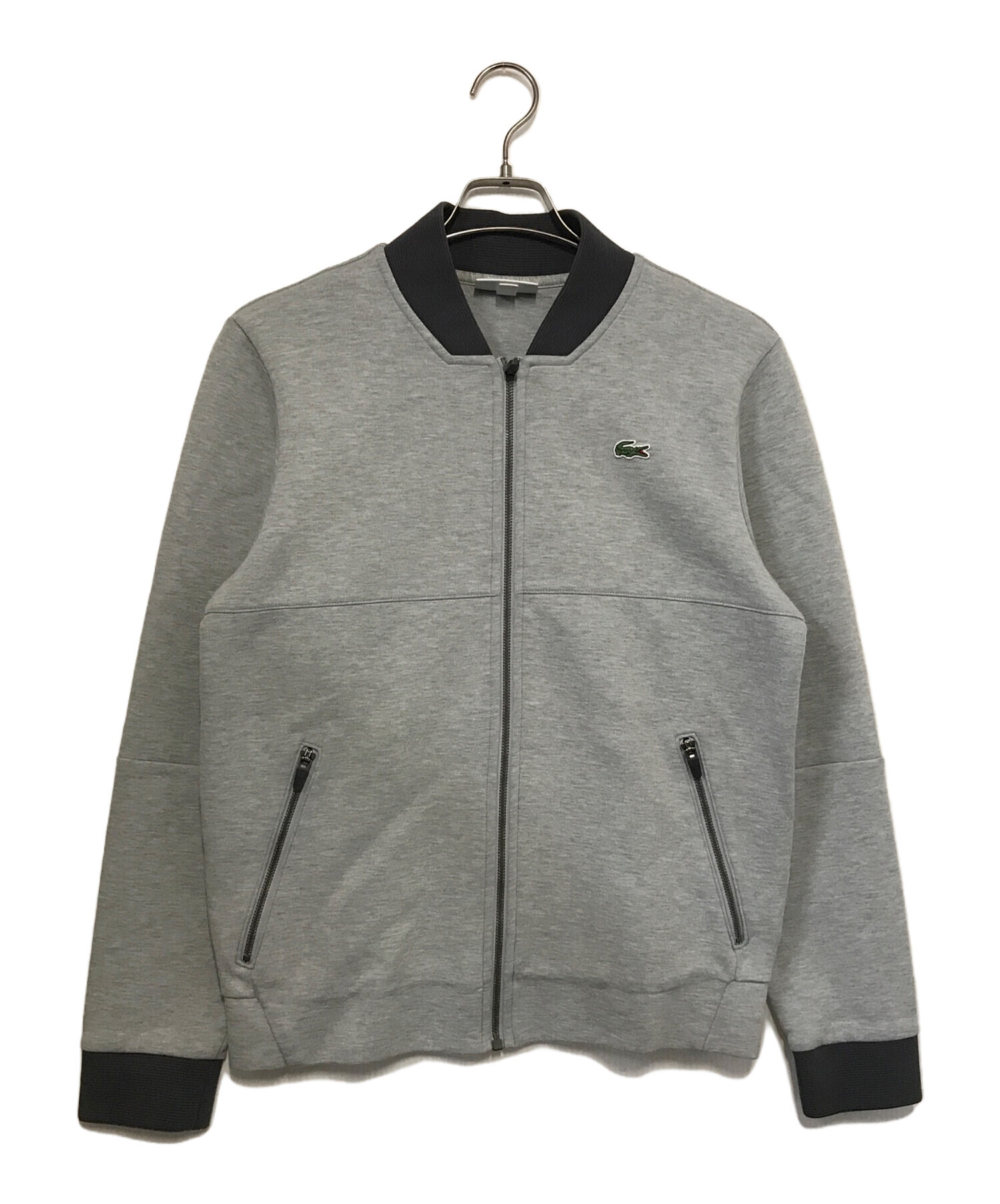 中古・古着通販】LACOSTE SPORT (ラコステスポーツ) バナナネックスウェットブルゾン グレー サイズ:S｜ブランド・古着通販  トレファク公式【TREFAC FASHION】スマホサイト