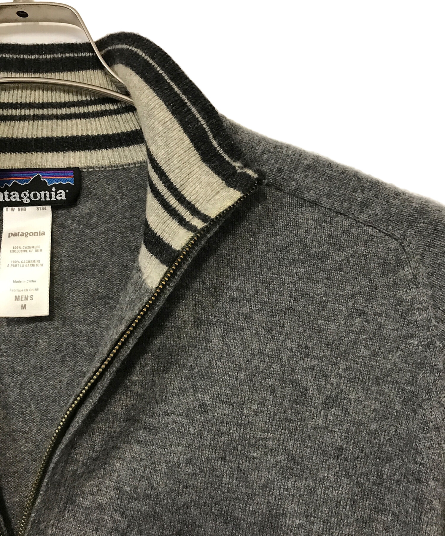 中古・古着通販】Patagonia (パタゴニア) カシミヤハーフジップニット グレー サイズ:M｜ブランド・古着通販 トレファク公式【TREFAC  FASHION】スマホサイト