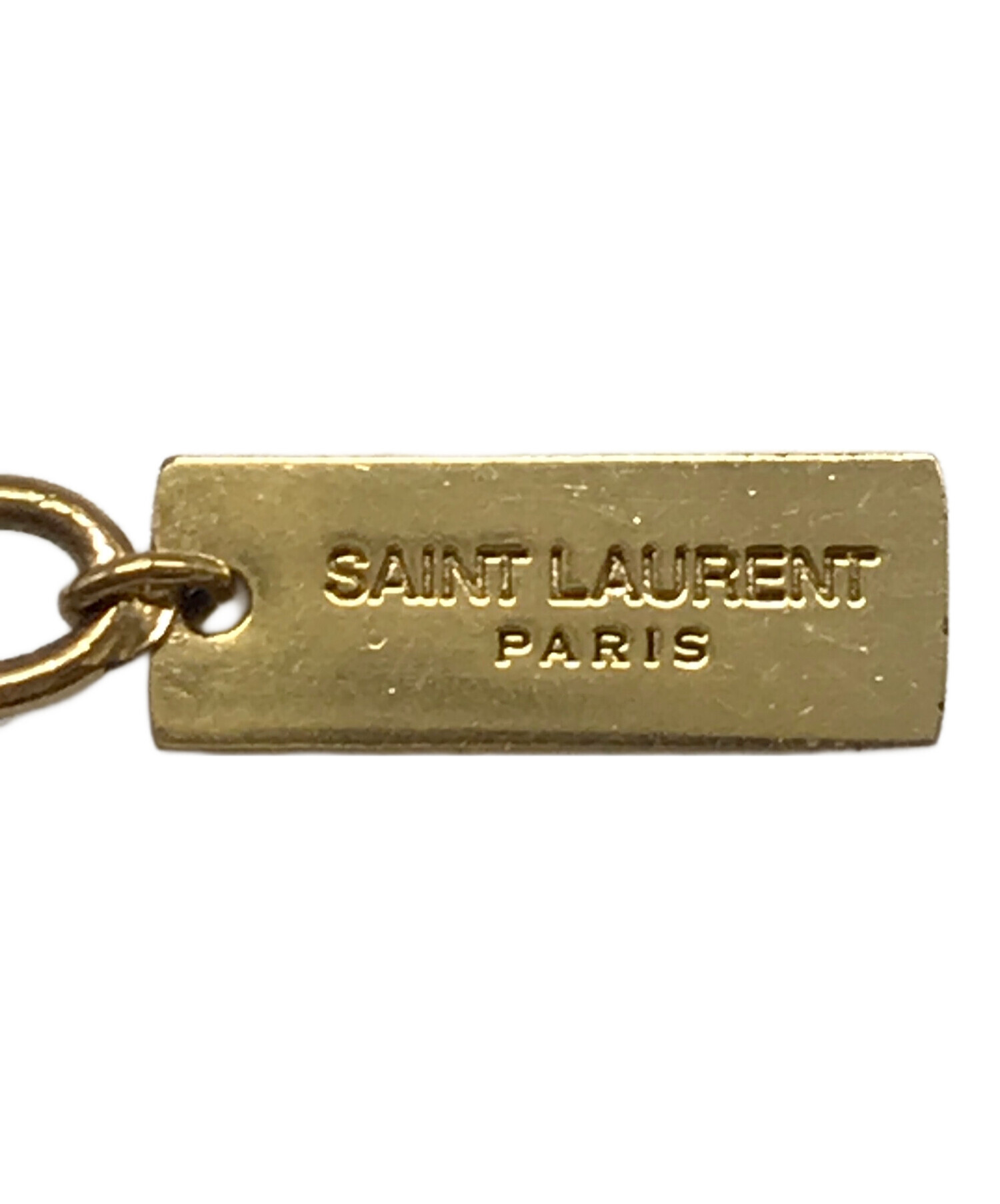 中古・古着通販】Saint Laurent Paris (サンローランパリ) ツイストペンダントネックレス ゴールド｜ブランド・古着通販  トレファク公式【TREFAC FASHION】スマホサイト