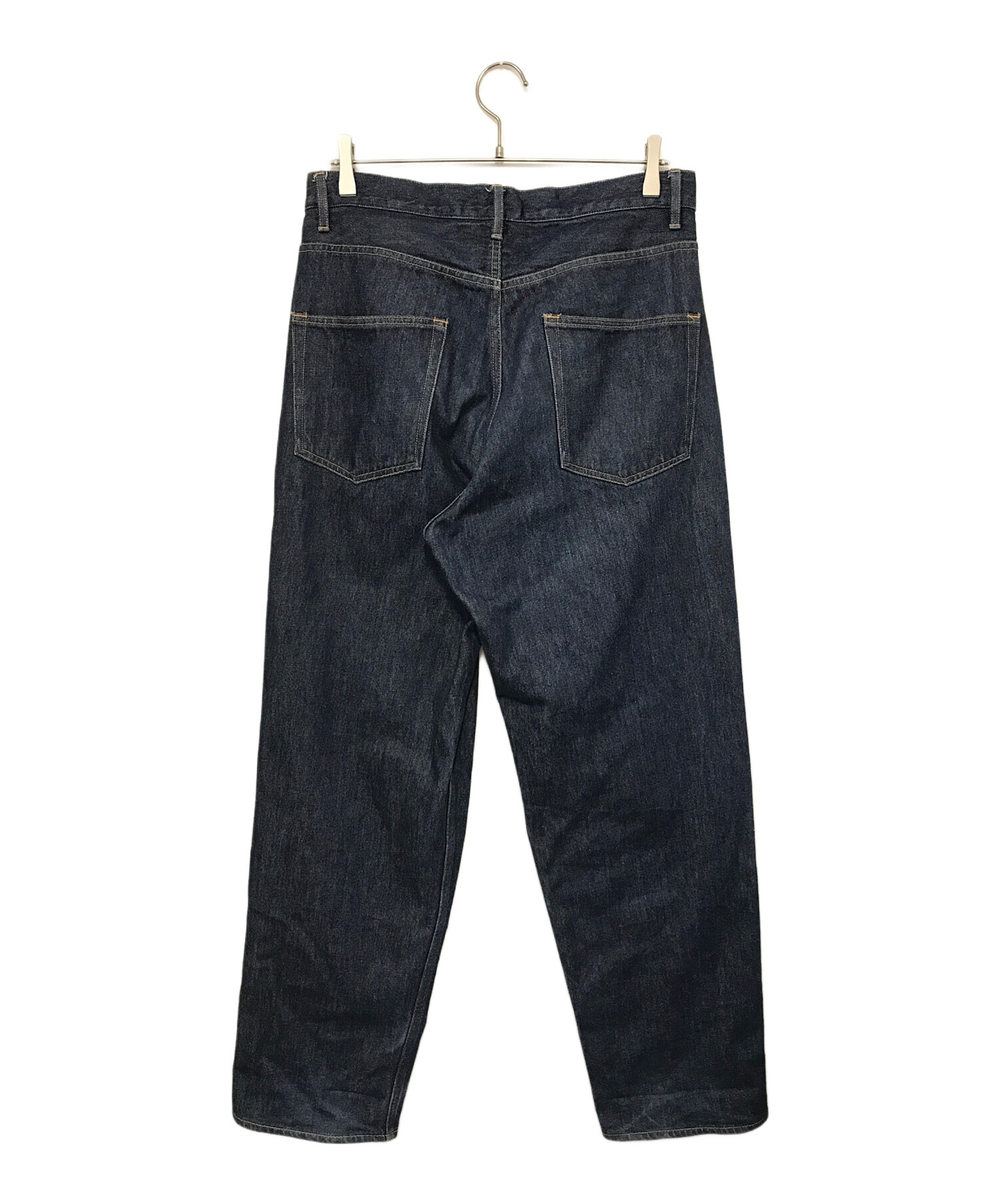 AURALEE (オーラリー) HARD TWIST DENIM WIDE PANTS インディゴ サイズ:32