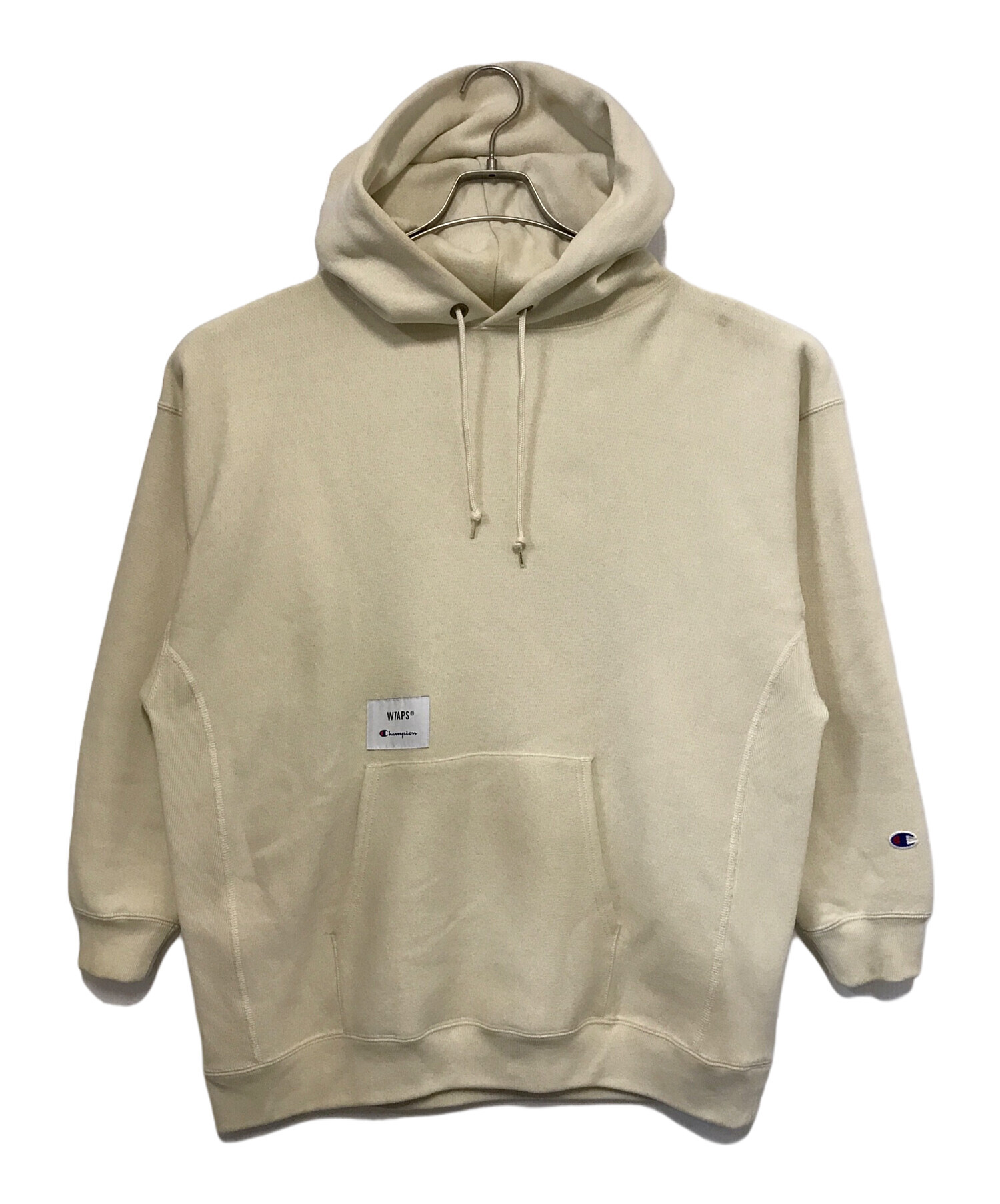 Champion (チャンピオン) WTAPS (ダブルタップス) コラボパーカー アイボリー サイズ:LARGE