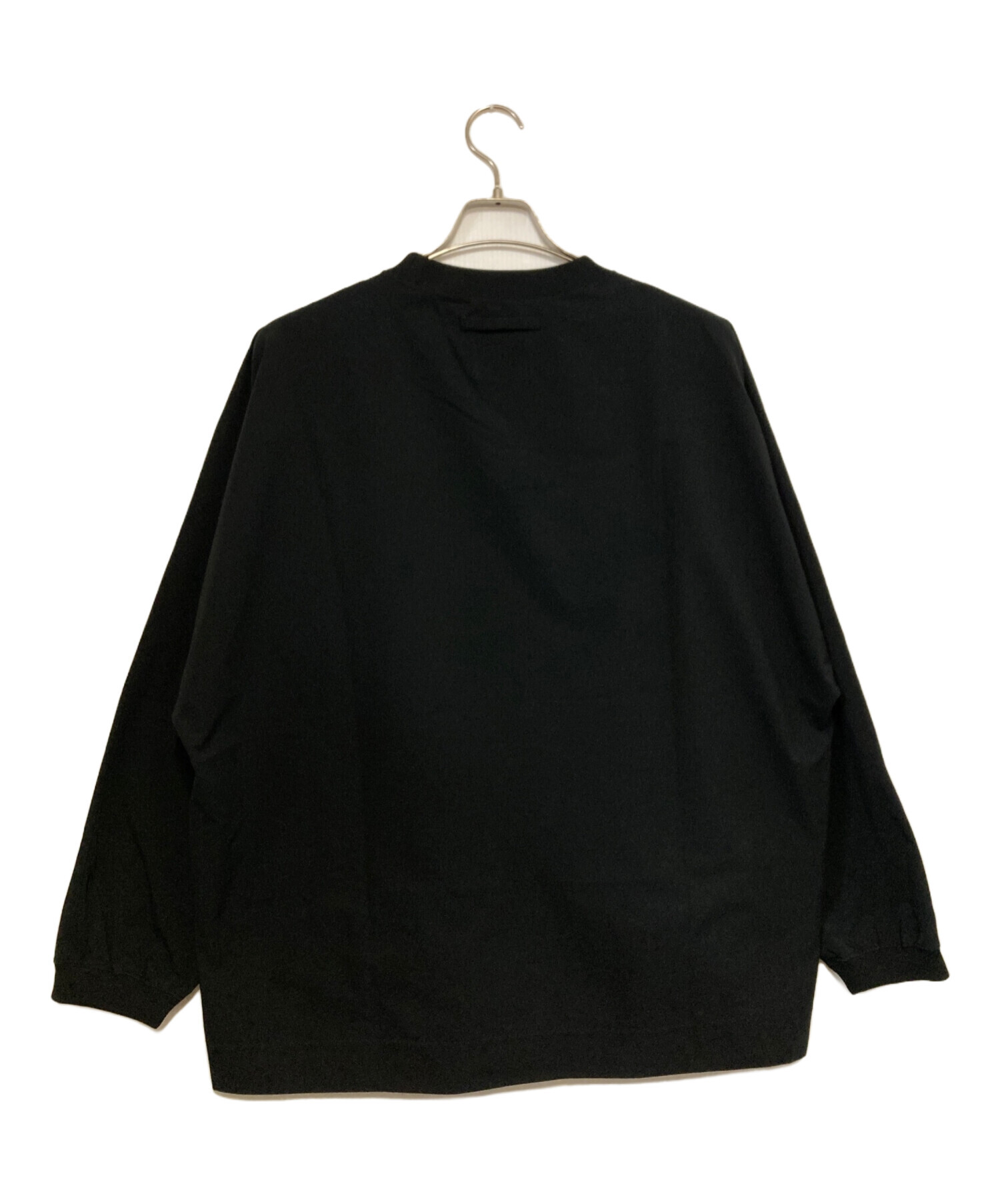 UNITED ARROWS & SONS (ユナイテッドアローズ アンド サンズ) TFT D SL CREWロングスリーブTシャツ ブラック  サイズ:M