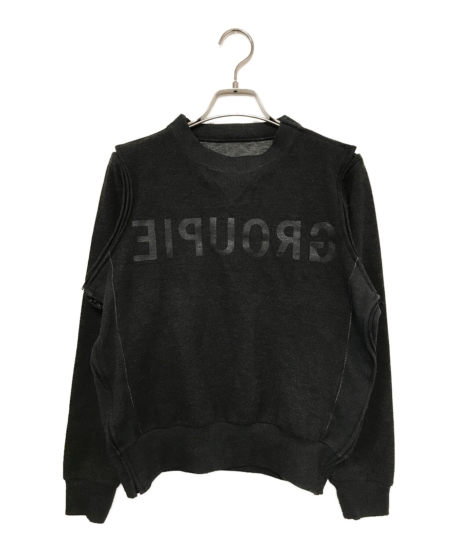 中古・古着通販】UNDERCOVER (アンダーカバー) Modular Groupie Sweatshirt ブラック  サイズ:不明｜ブランド・古着通販 トレファク公式【TREFAC FASHION】スマホサイト