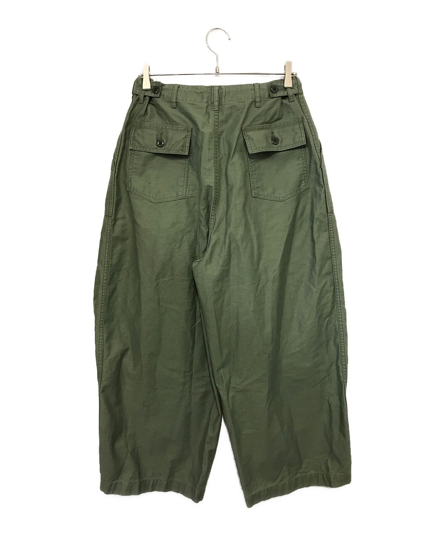 中古・古着通販】Needles (ニードルズ) H.D. Pant Fatigue グリーン サイズ:1｜ブランド・古着通販  トレファク公式【TREFAC FASHION】スマホサイト