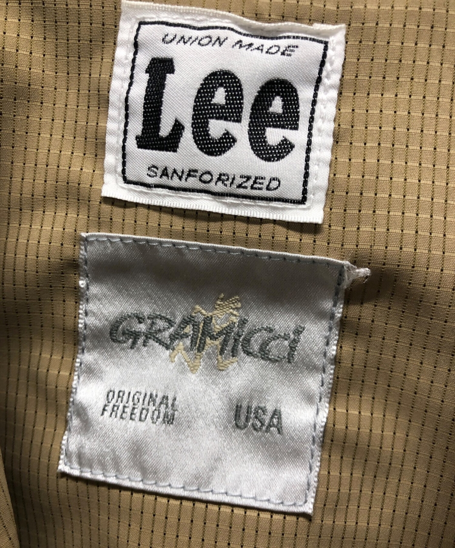 GRAMICCI × Lee (グラミチ × リー) テーラードジャケット ベージュ サイズ:S