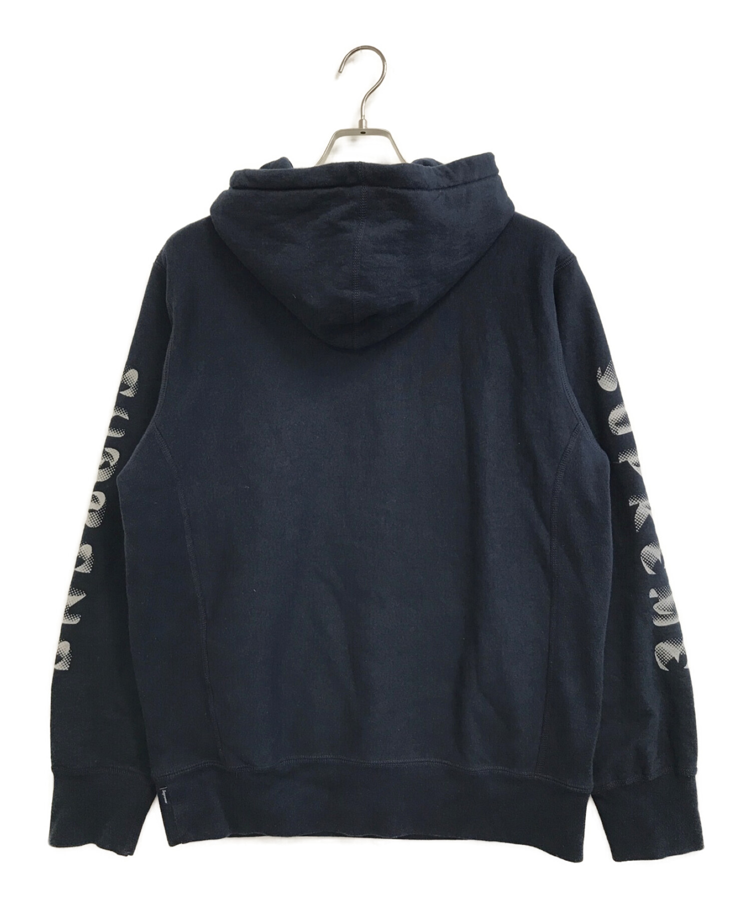 SUPREME (シュプリーム) Gradient Sleeve Hooded Sweatshirt ネイビー サイズ:M