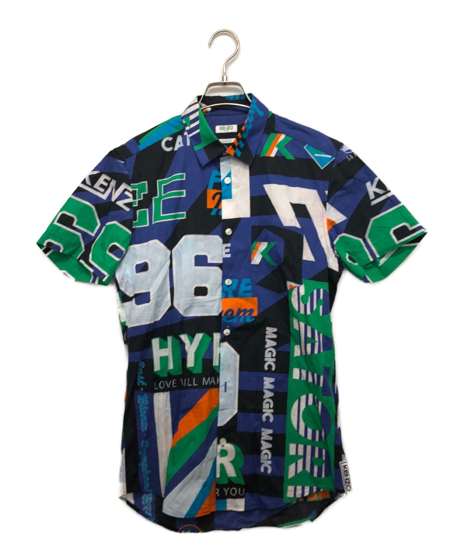 中古・古着通販】KENZO (ケンゾー) Hyper Kenzo cotton shirt ブルー 