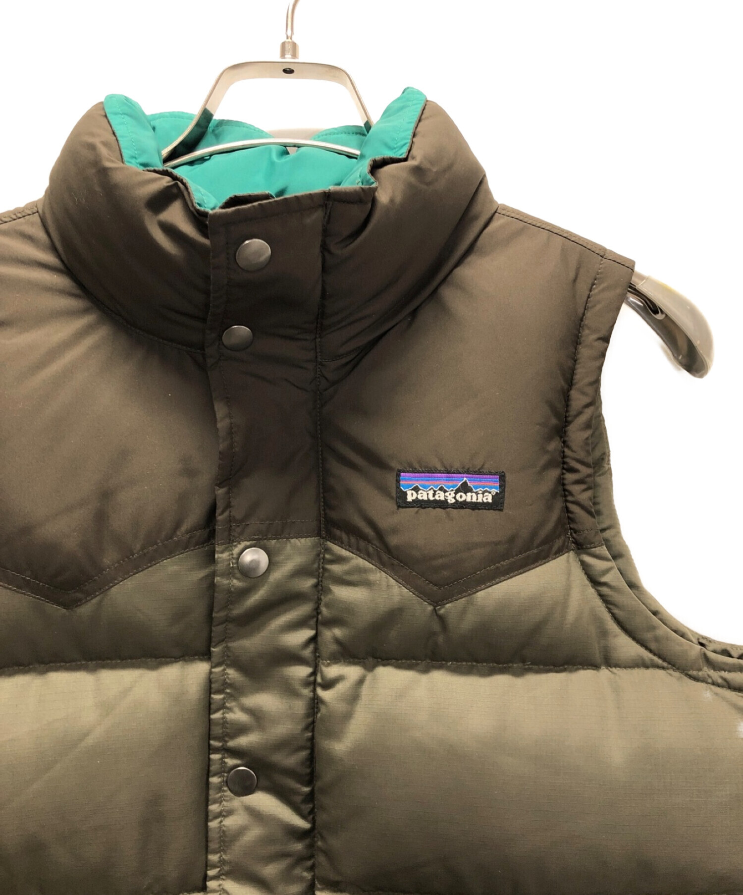 Patagonia (パタゴニア) スリングショットダウンベスト カーキ サイズ:XS