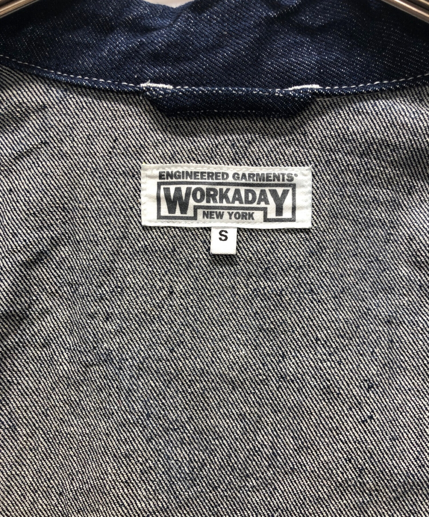 Engineered Garments (エンジニアドガーメンツ) WORKADAY カバーオール ブルー サイズ:S