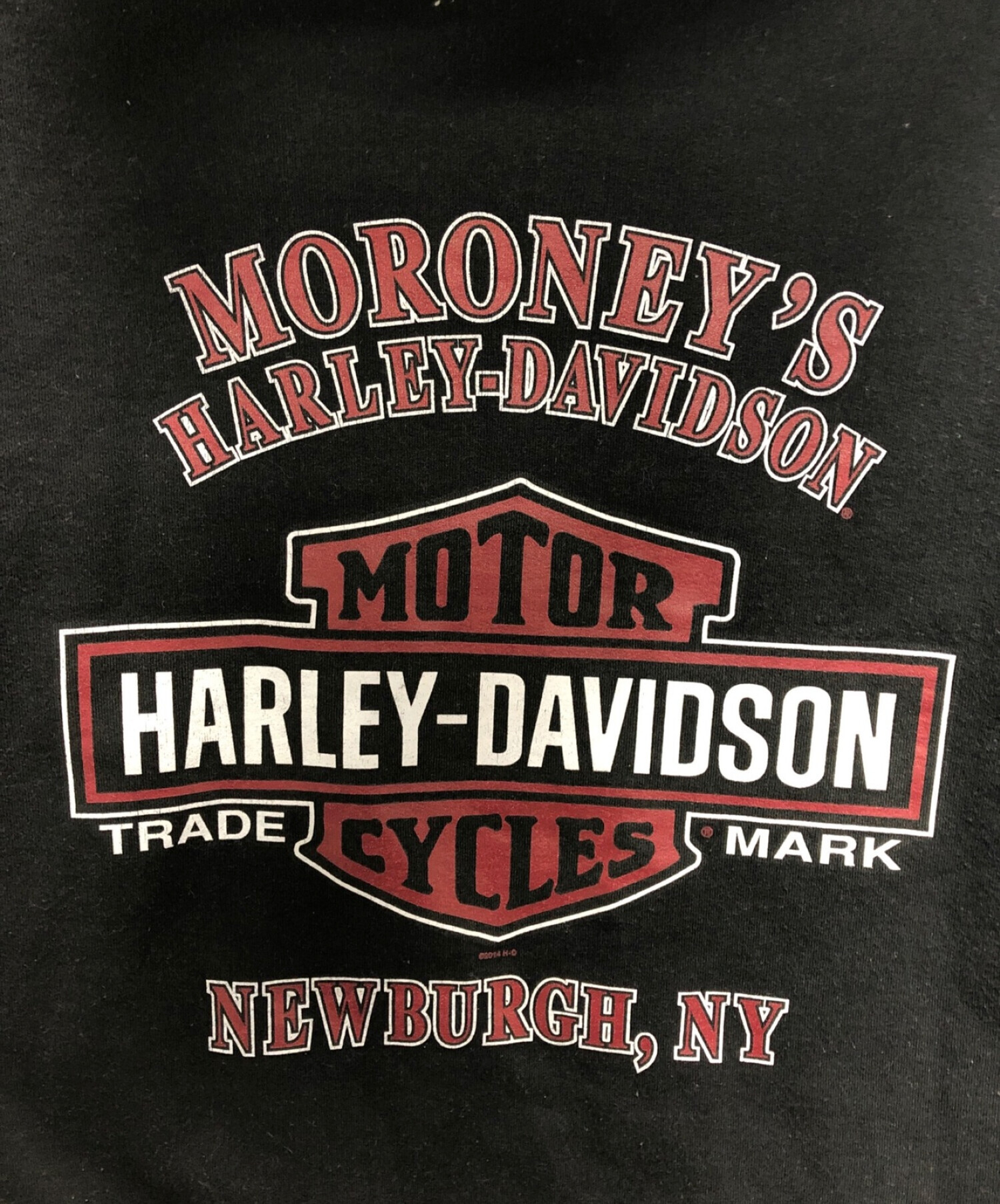 HARLEY-DAVIDSON (ハーレーダビッドソン) ジップパーカー ブラック サイズ:S