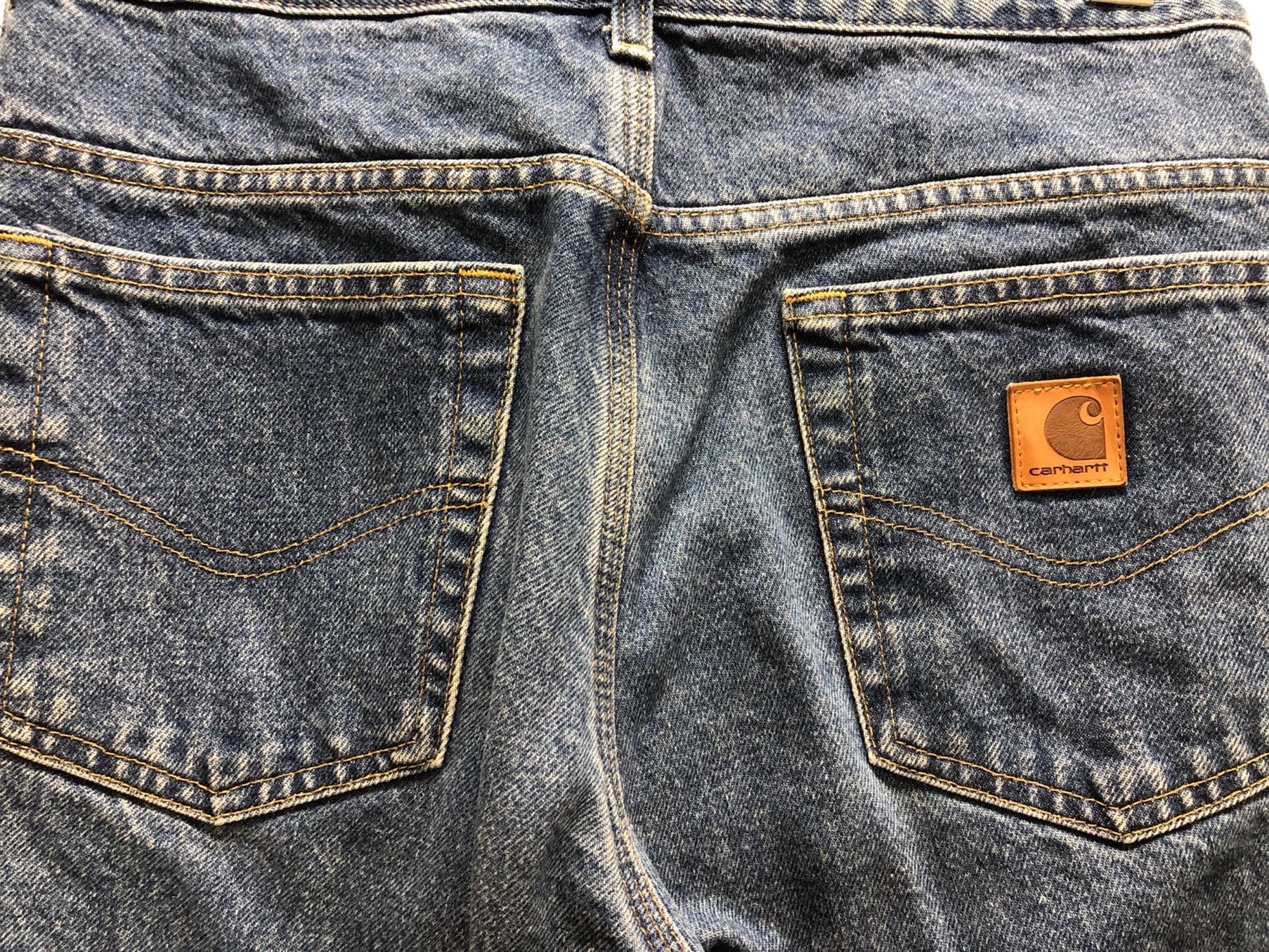 中古・古着通販】CarHartt (カーハート) デニムパンツ スカイブルー