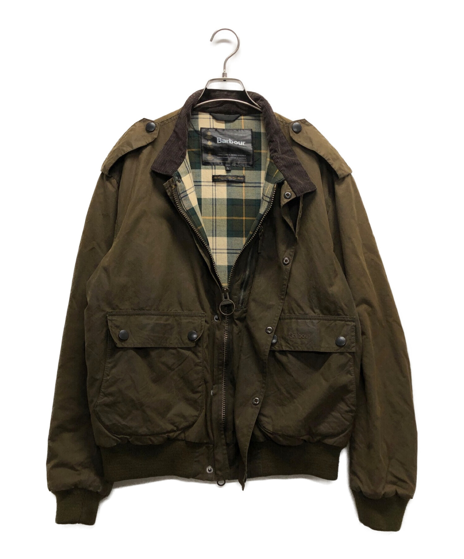 Barbour (バブアー) オイルドジャケット ブラウン サイズ:L