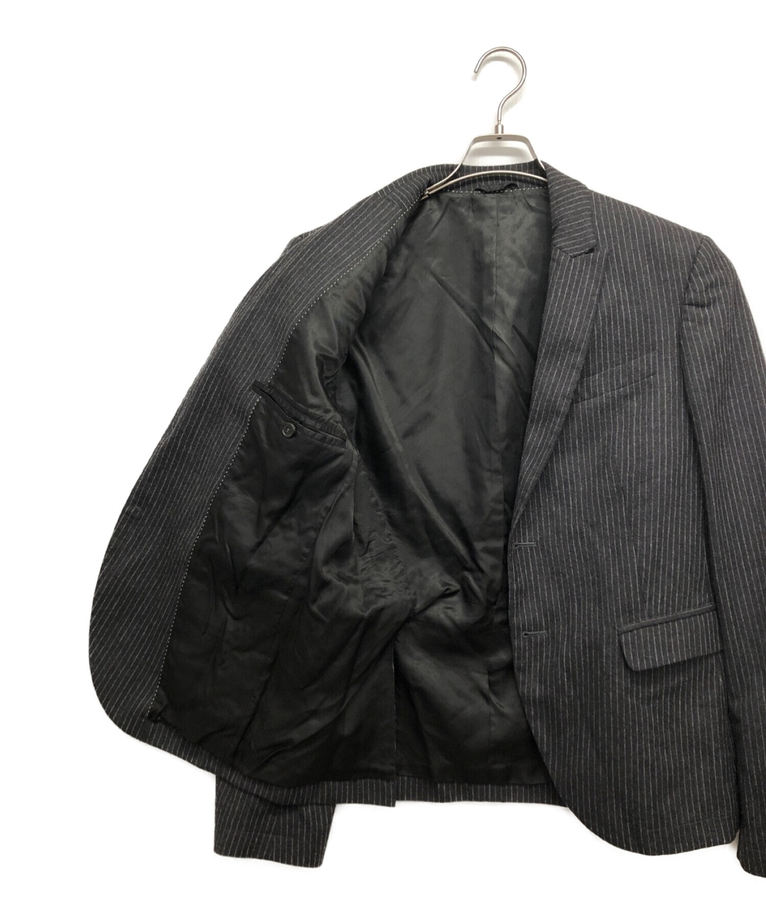 NEIL BARRETT (ニールバレット) テーラードジャケット ブラック サイズ:S