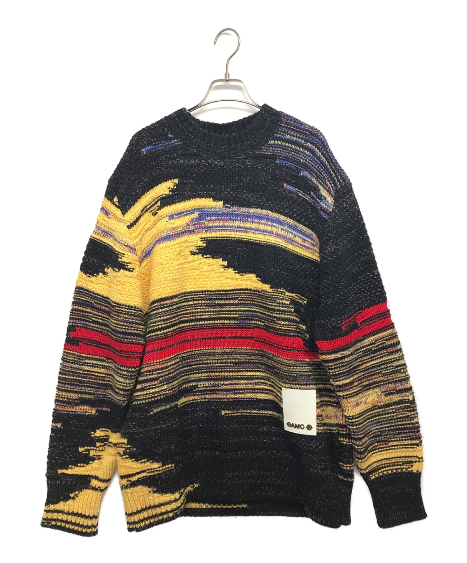 OAMC (オーエーエムシー) STATIC CREWNECK KNITTED ブラック サイズ:S