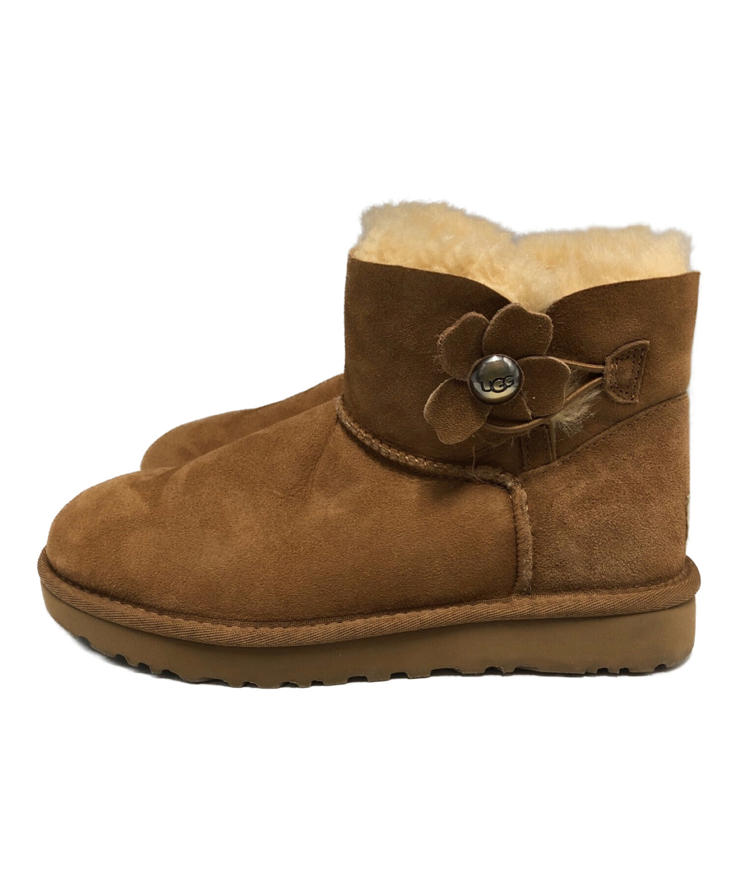 中古・古着通販】UGG (アグ) ムートンブーツ ブラウン サイズ:23