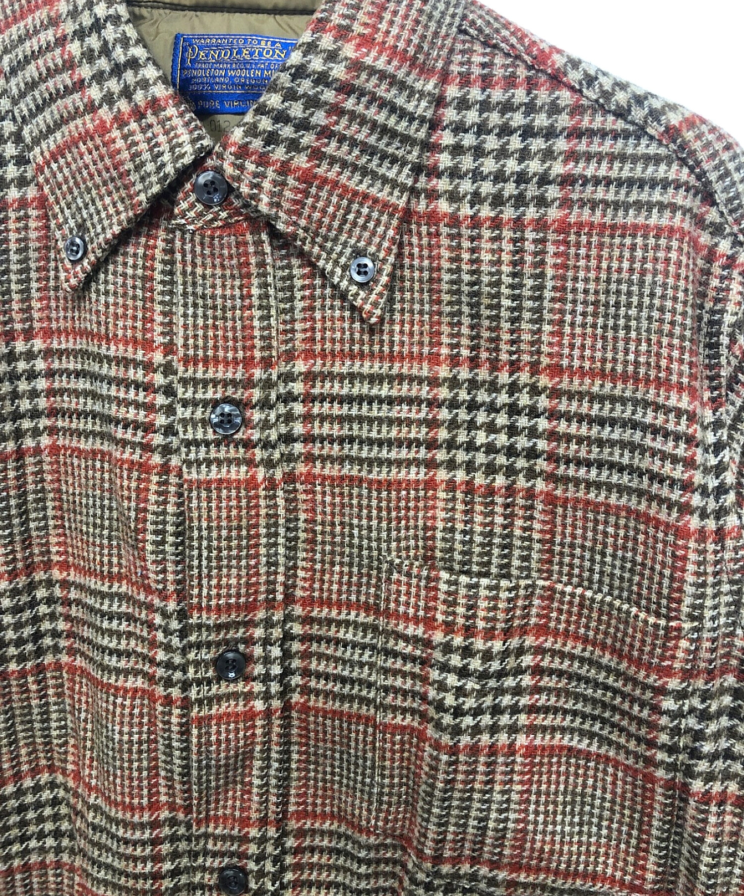 中古・古着通販】PENDLETON (ペンドルトン) チェックシャツ ベージュ