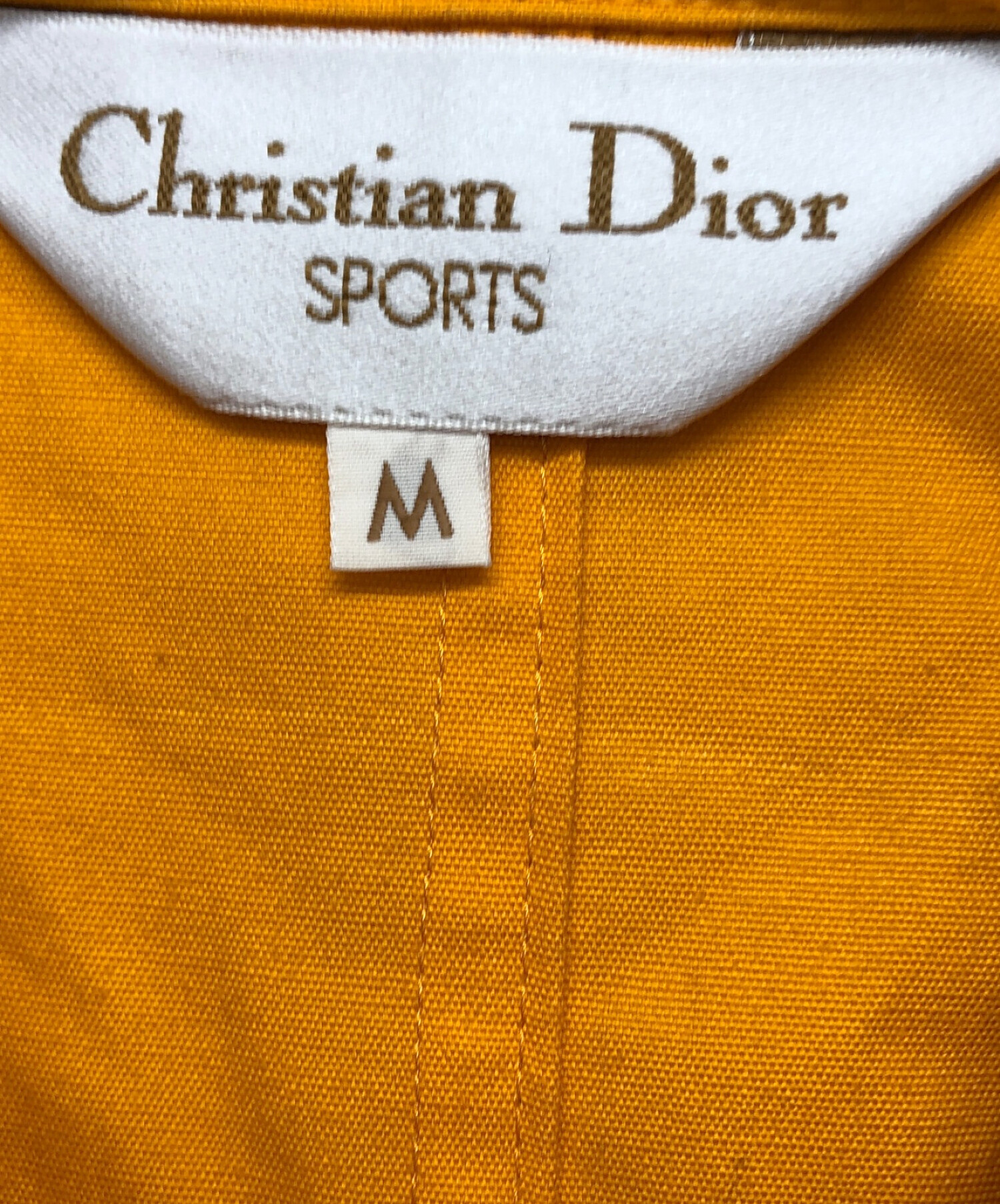 Christian Dior Sports (クリスチャン ディオールスポーツ) ジップスポーツジャケット オレンジ サイズ:M