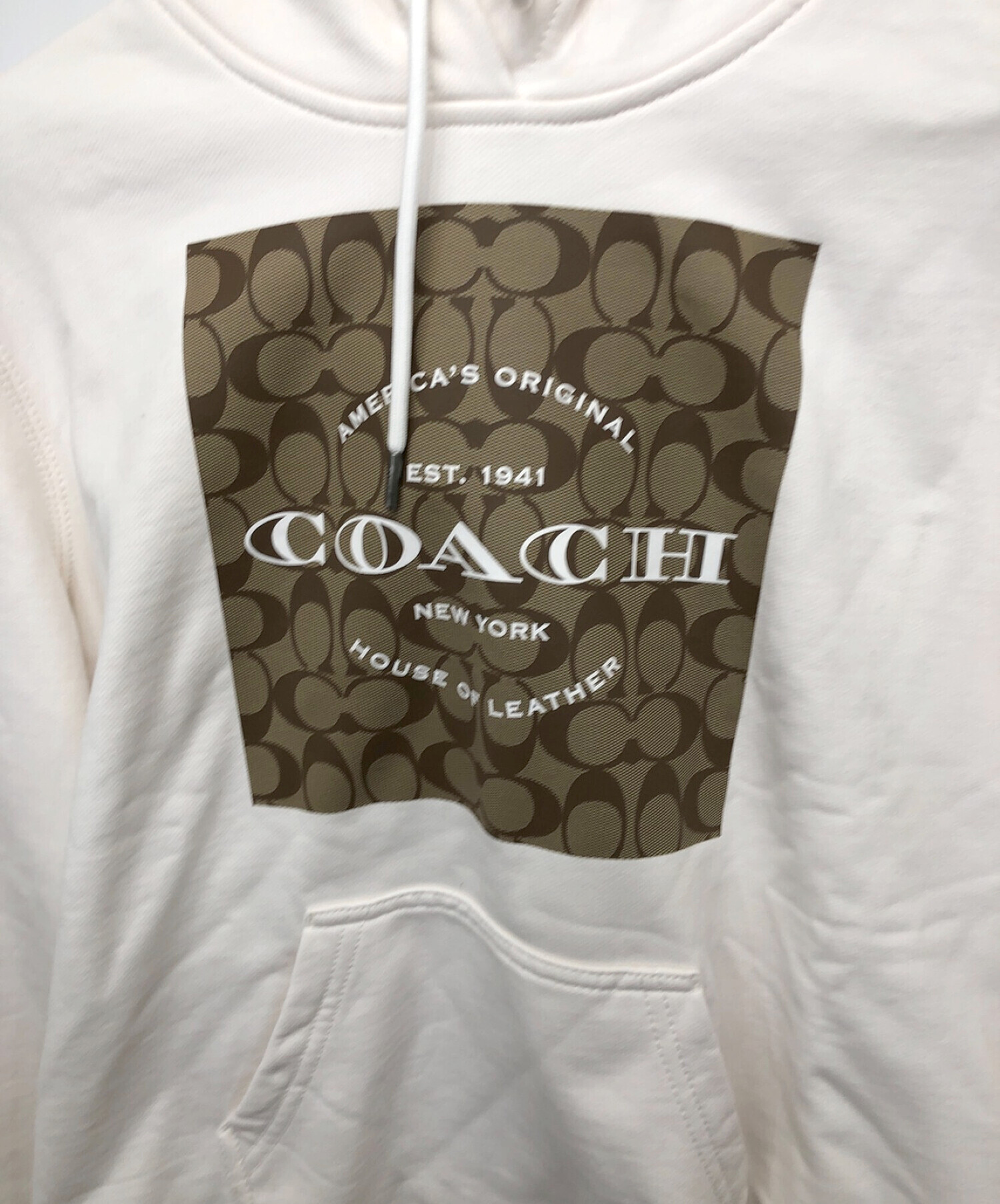 COACH (コーチ) パーカー ホワイト サイズ:XS