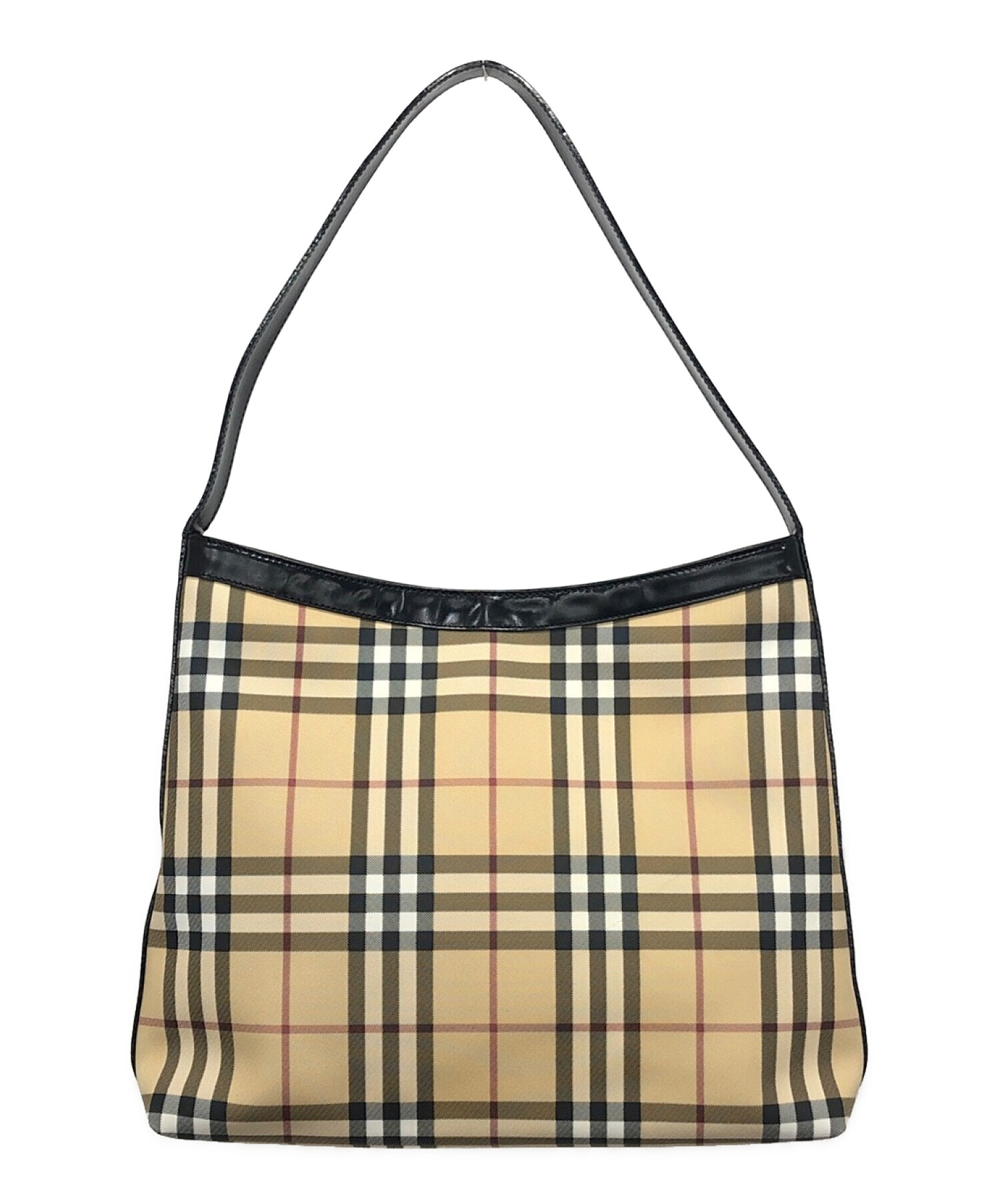 BURBERRY LONDON (バーバリー ロンドン) ノバチェック柄ワンショルダーバッグ ベージュ