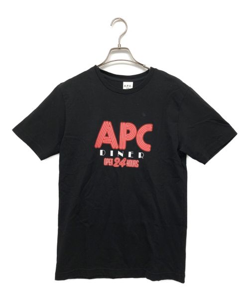 中古・古着通販】A.P.C. (アー・ペー・セー) ダイナーTシャツ ブラック