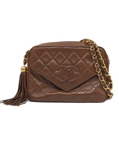 中古・古着通販】CHANEL (シャネル) フリンジショルダーバッグ