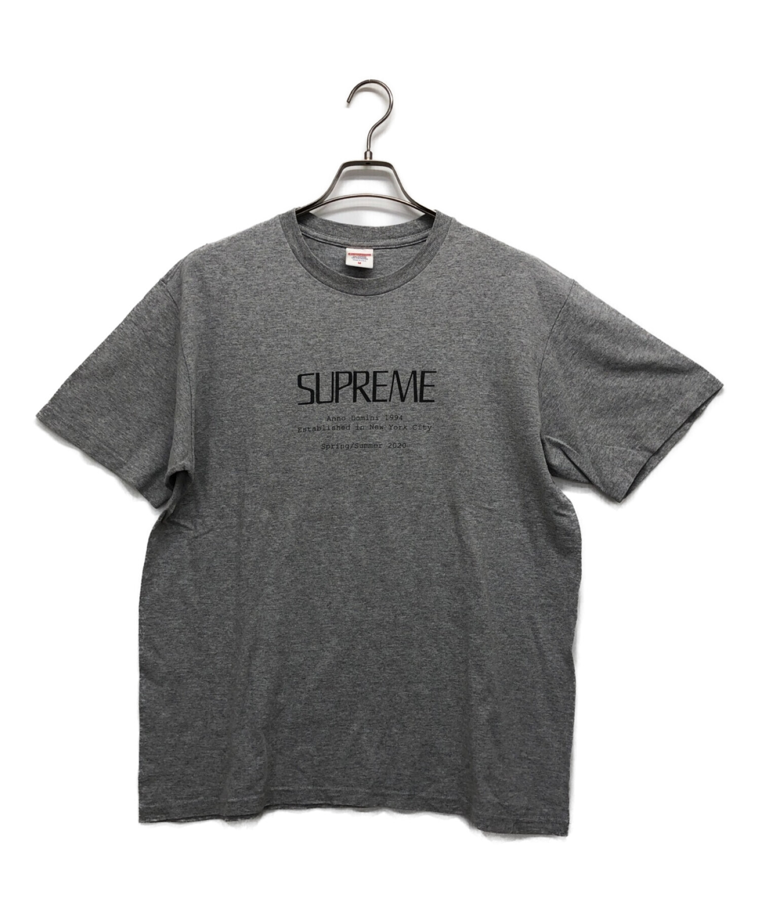 中古・古着通販】SUPREME (シュプリーム) Tシャツ グレー サイズ