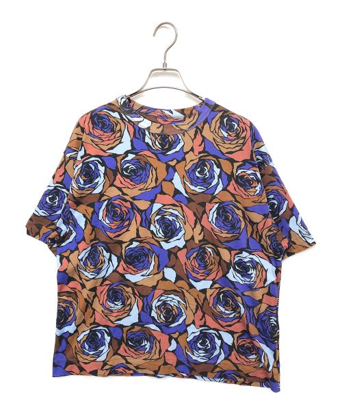 【中古・古着通販】DRIES VAN NOTEN (ドリスヴァンノッテン) ローズプリントTシャツ ネイビー サイズ:XS｜ブランド・古着通販  トレファク公式【TREFAC FASHION】スマホサイト