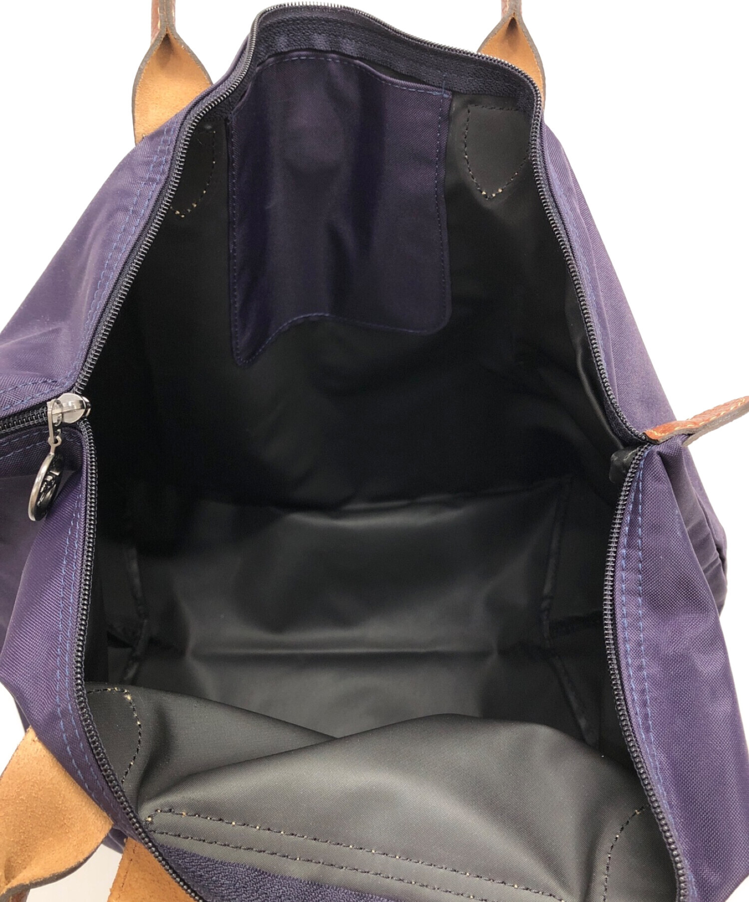 中古・古着通販】LONGCHAMP (ロンシャン) ハンドバッグ パープル