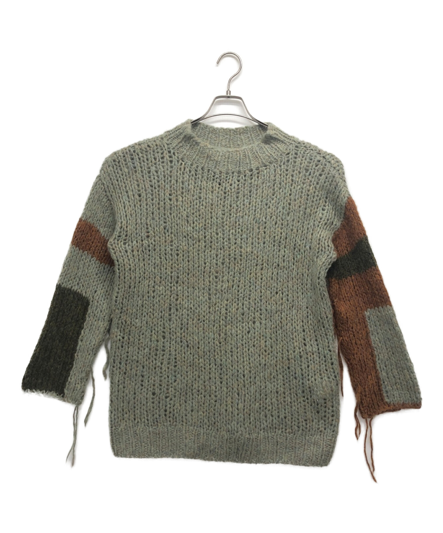 UNUSED 17AW hand knitting sweater ニット