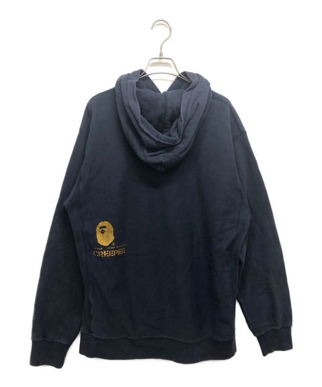 中古・古着通販】A BATHING APE (アベイシングエイプ) パーカー ネイビー サイズ:L｜ブランド・古着通販 トレファク公式【TREFAC  FASHION】スマホサイト