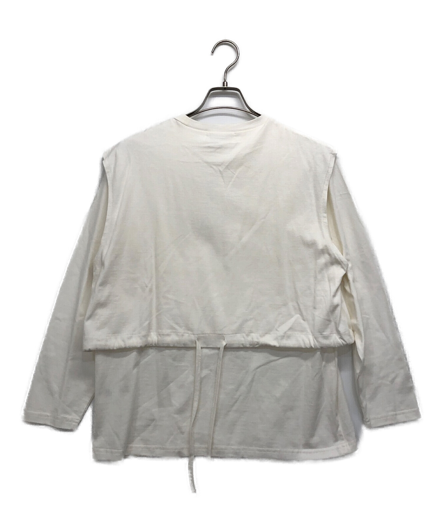 RIM.ARK (リムアーク) Vest layered cut tops L/KHA1 ホワイト サイズ:FREE