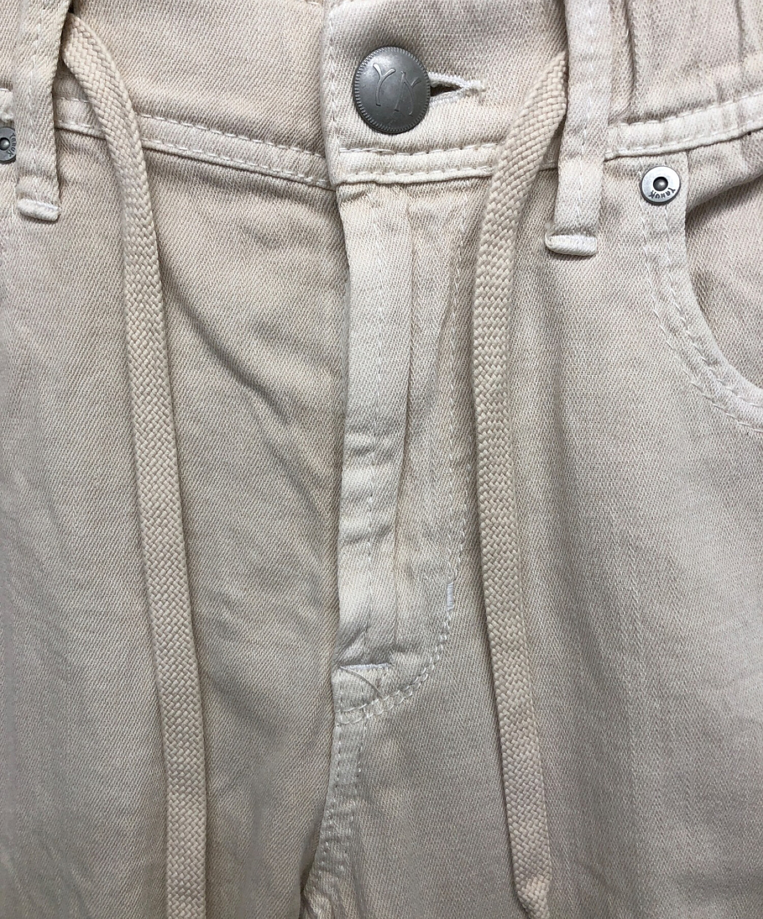 中古・古着通販】YANUK (ヤヌーク) RESORT JEANS ベージュ サイズ:L