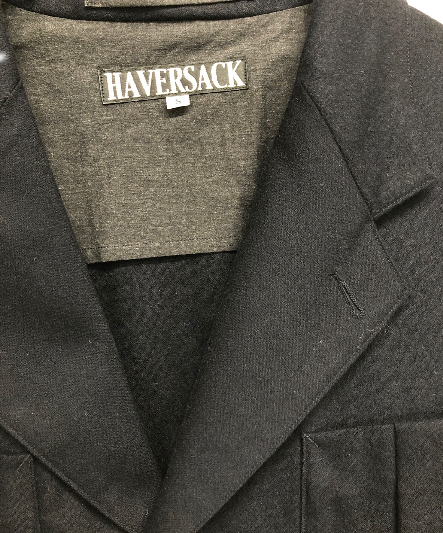 HAVERSACK (ハバーサック) ジャケット ブラック サイズ:S