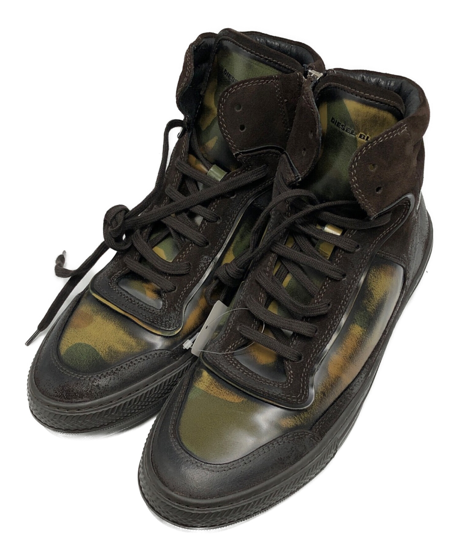 DIESEL BLACK&GOLD ハイカットスニーカー - 靴