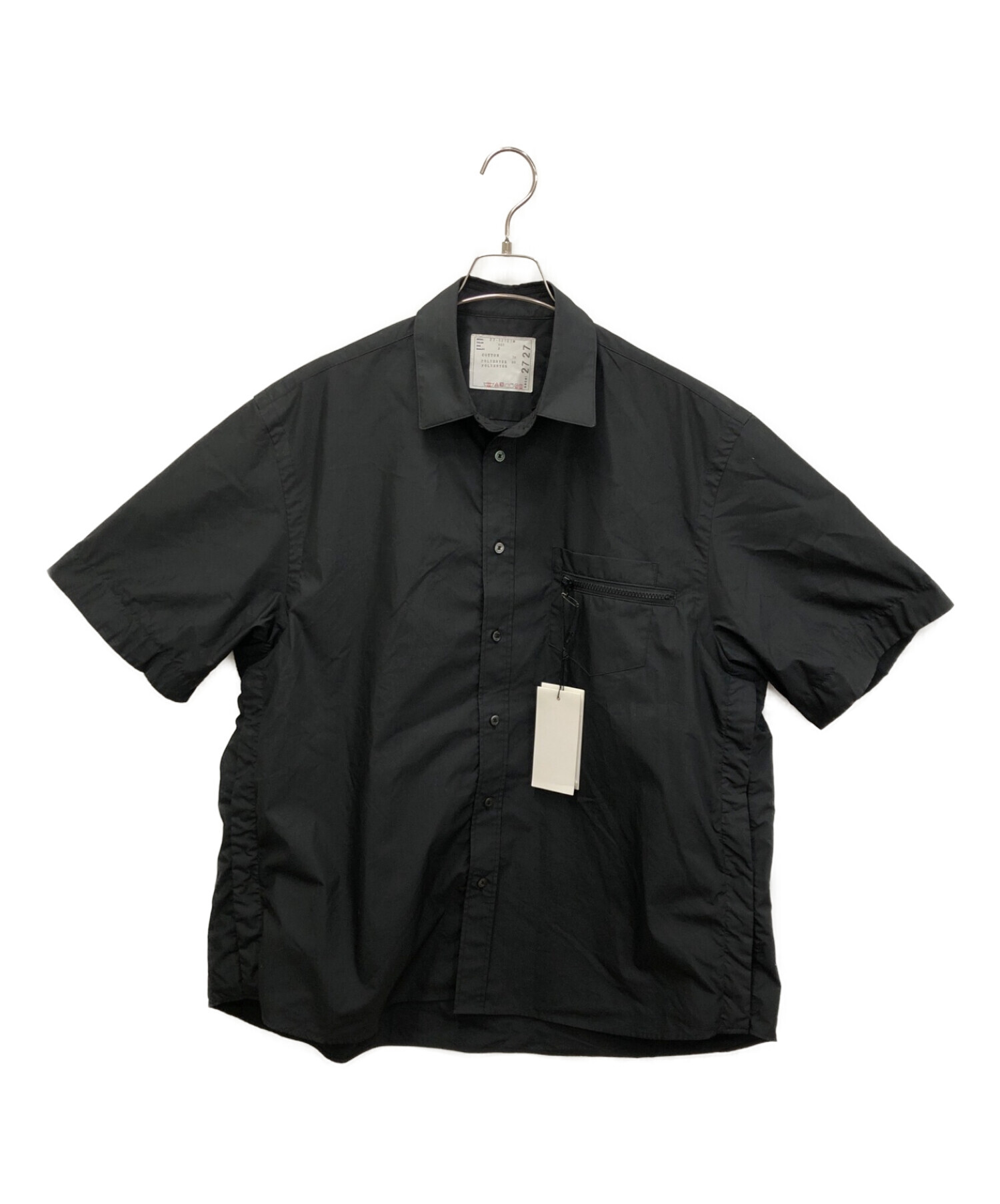 sacai (サカイ) 半袖シャツ ブラック サイズ:3