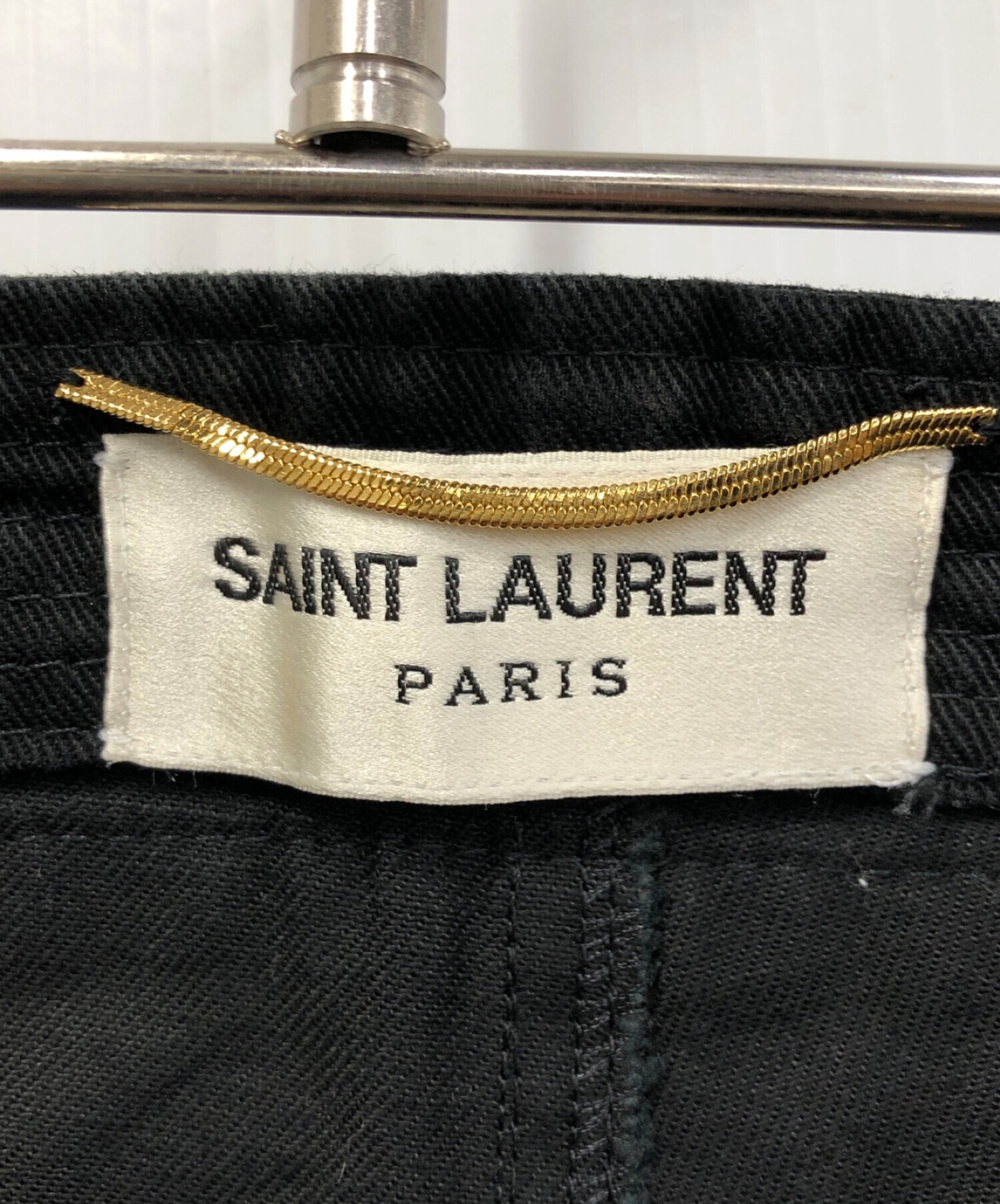 中古・古着通販】Saint Laurent Paris (サンローランパリ) ショートパンツ ブラック サイズ:F34｜ブランド・古着通販  トレファク公式【TREFAC FASHION】スマホサイト