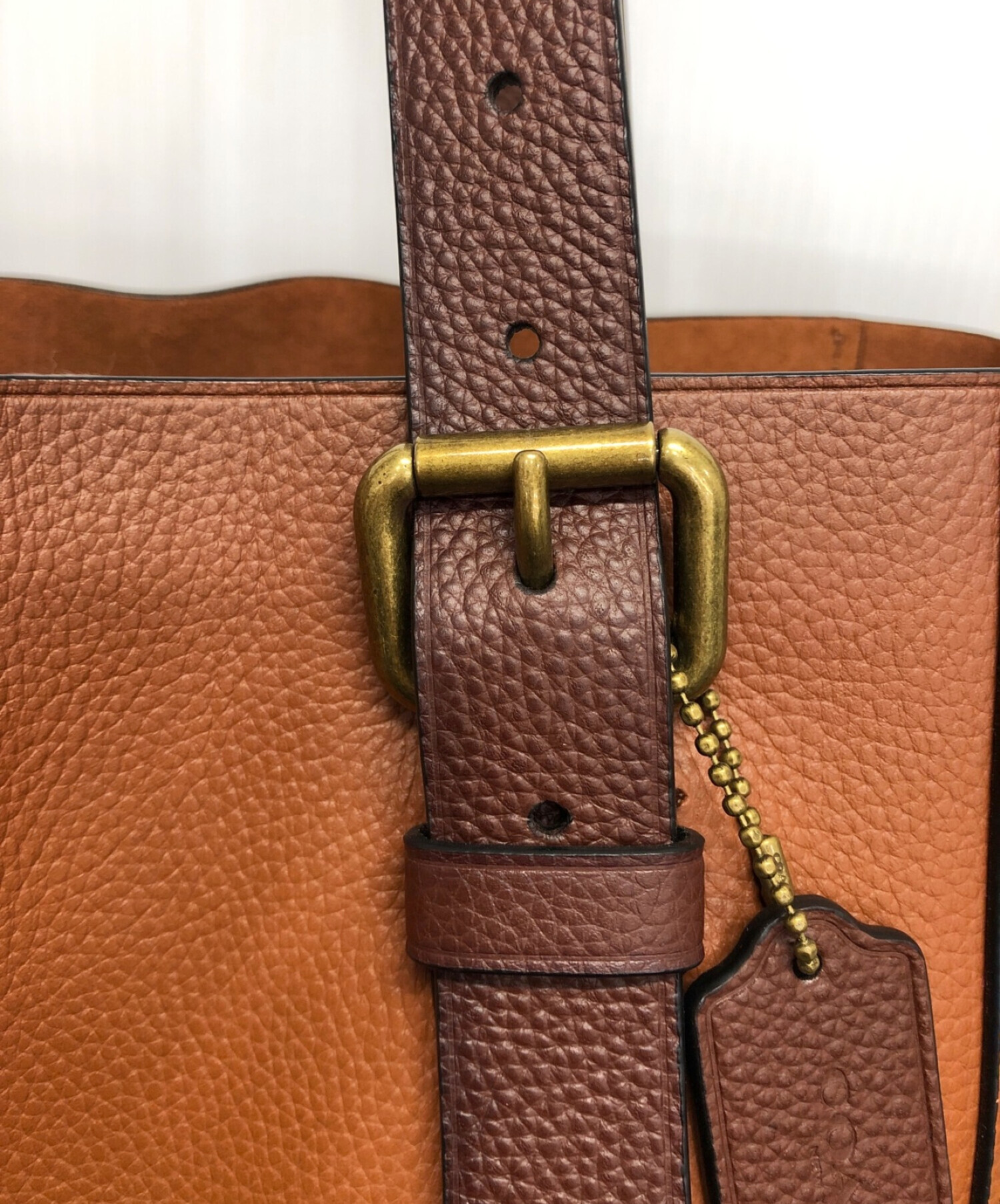 中古・古着通販】COACH (コーチ) トートバッグ ブラウン｜ブランド