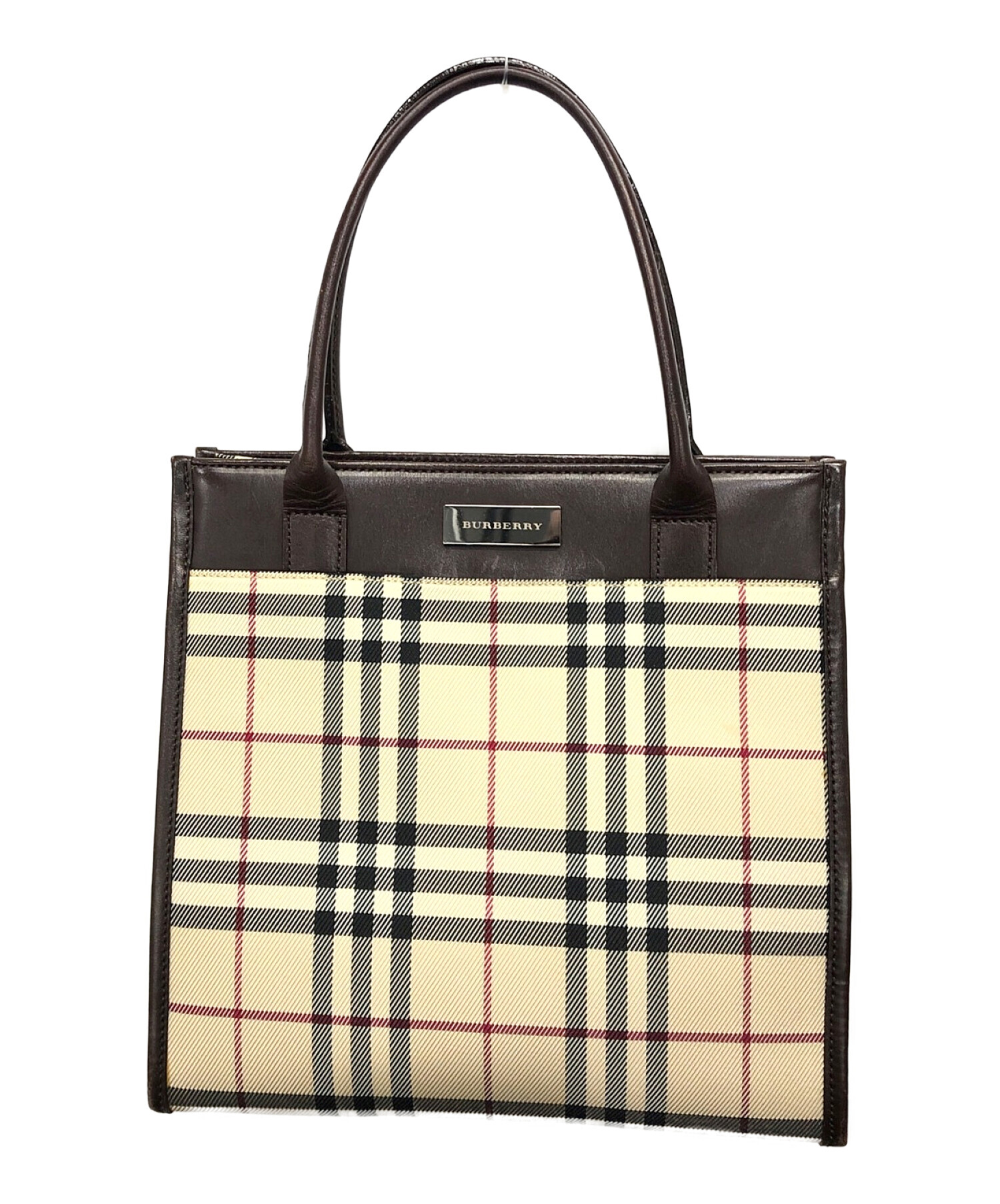 中古・古着通販】BURBERRY (バーバリー) ノヴァチェックハンドバッグ