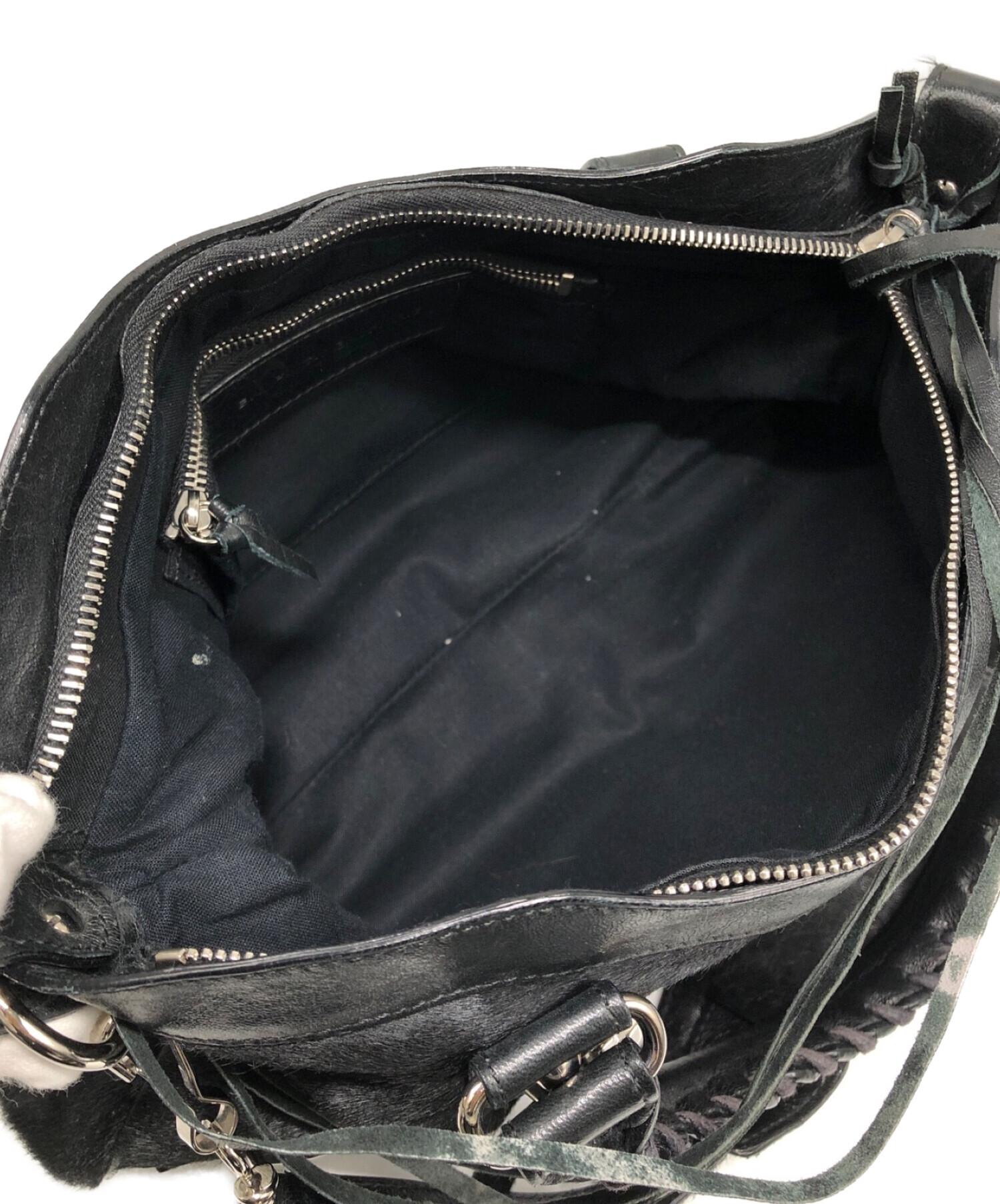 中古・古着通販】BALENCIAGA (バレンシアガ) ハラコザファーストバッグ