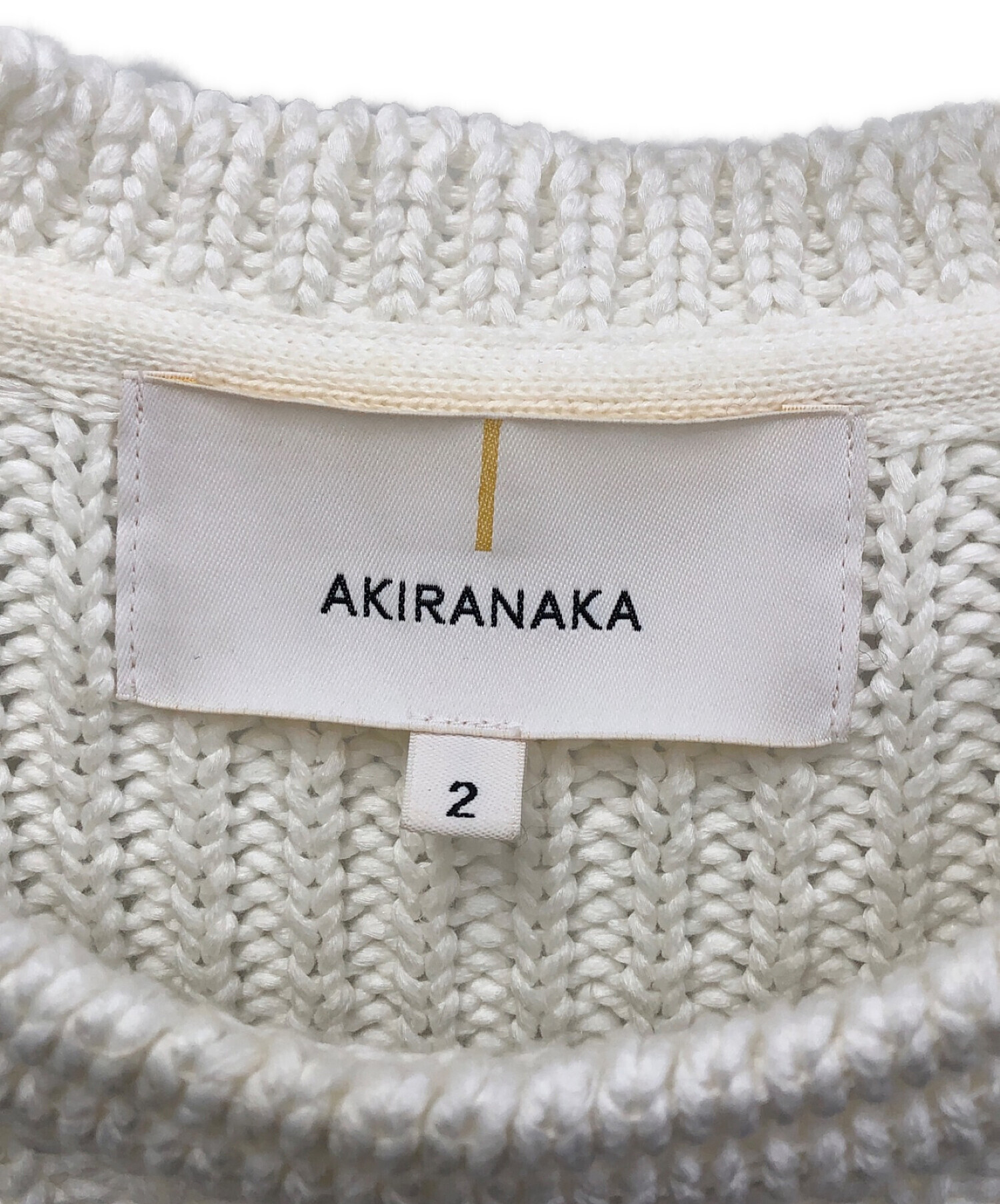 中古・古着通販】AKIRA NAKA (アキラナカ) Rope knit pull－over