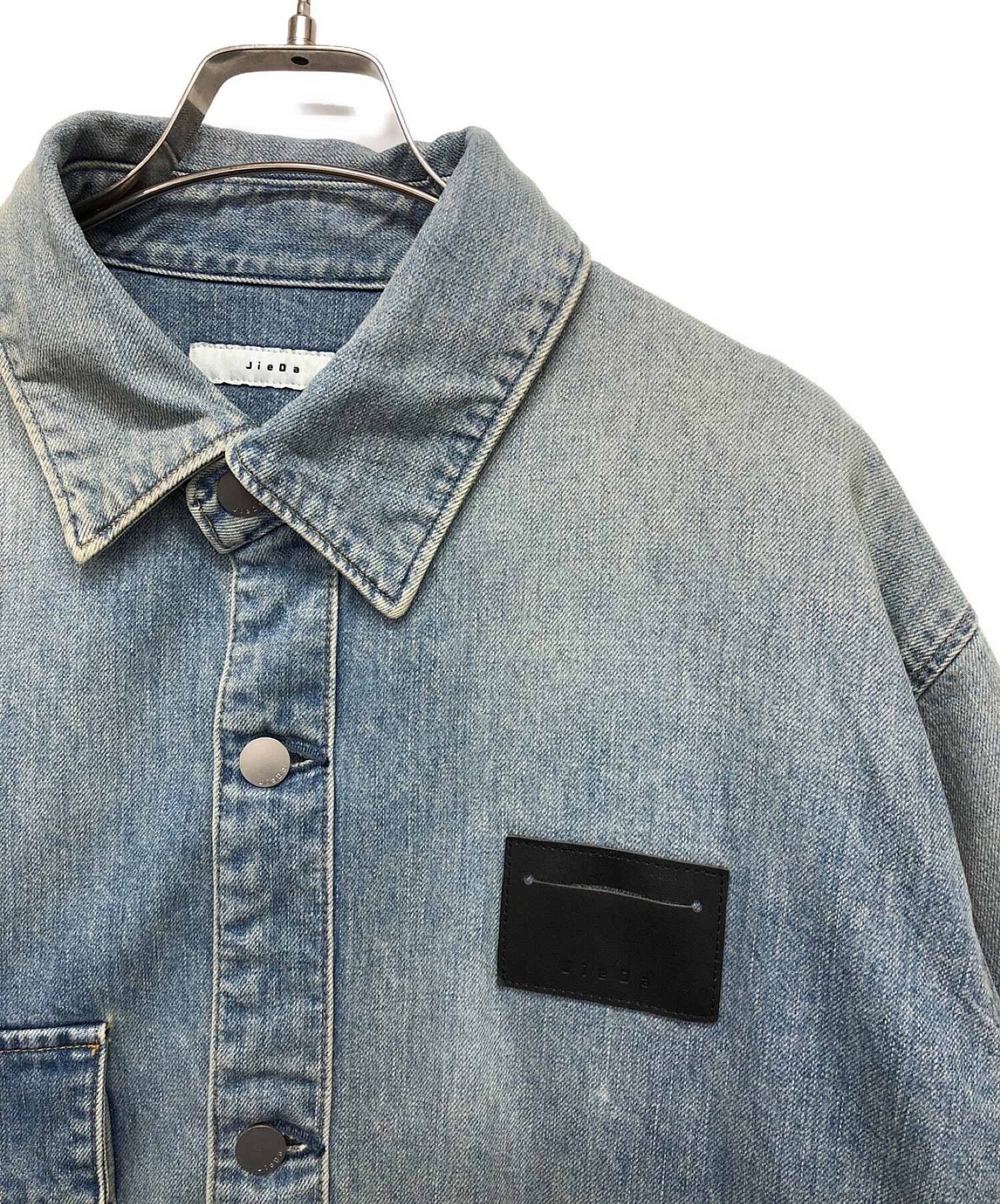 jieda (ジエダ) DAMAGE OVER DENIM SHIRT インディゴ サイズ:1