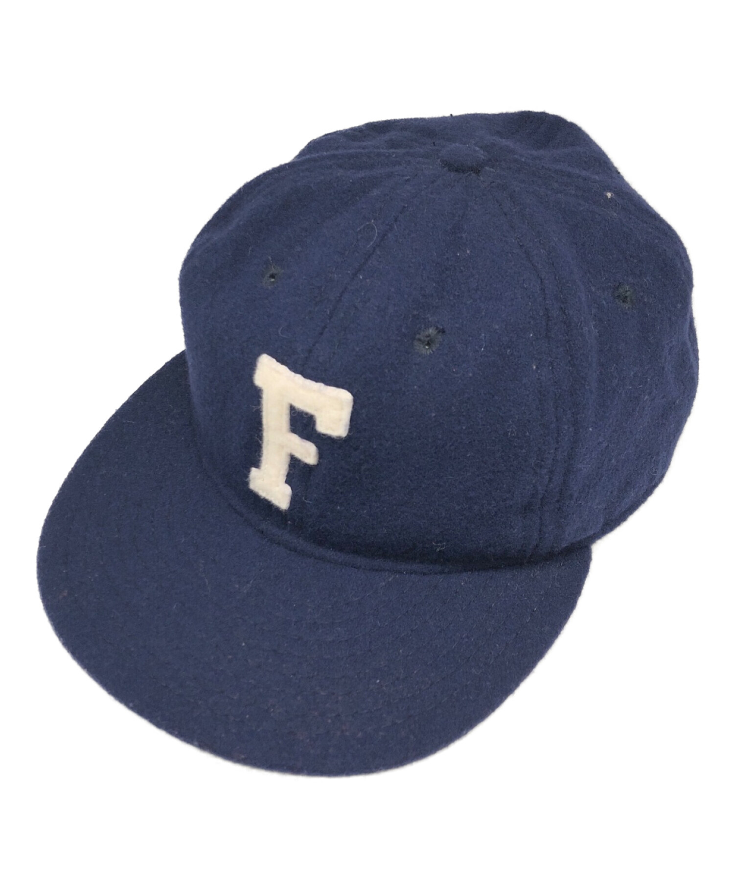 EBBETS FIELD FLANNELS (エベッツフィールドフランネルズ) キャップ ネイビー サイズ:７1/2