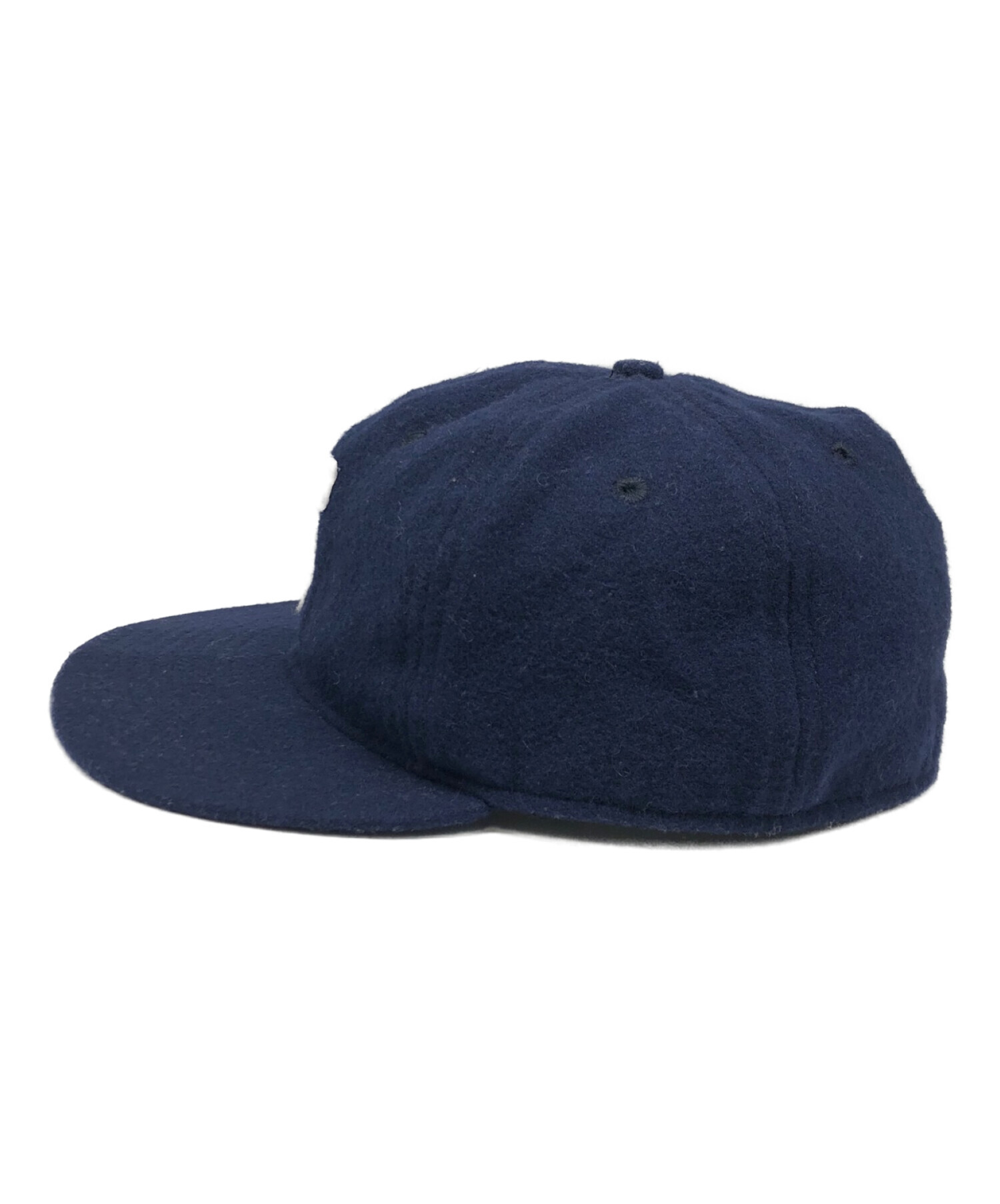 EBBETS FIELD FLANNELS (エベッツフィールドフランネルズ) キャップ ネイビー サイズ:７1/2